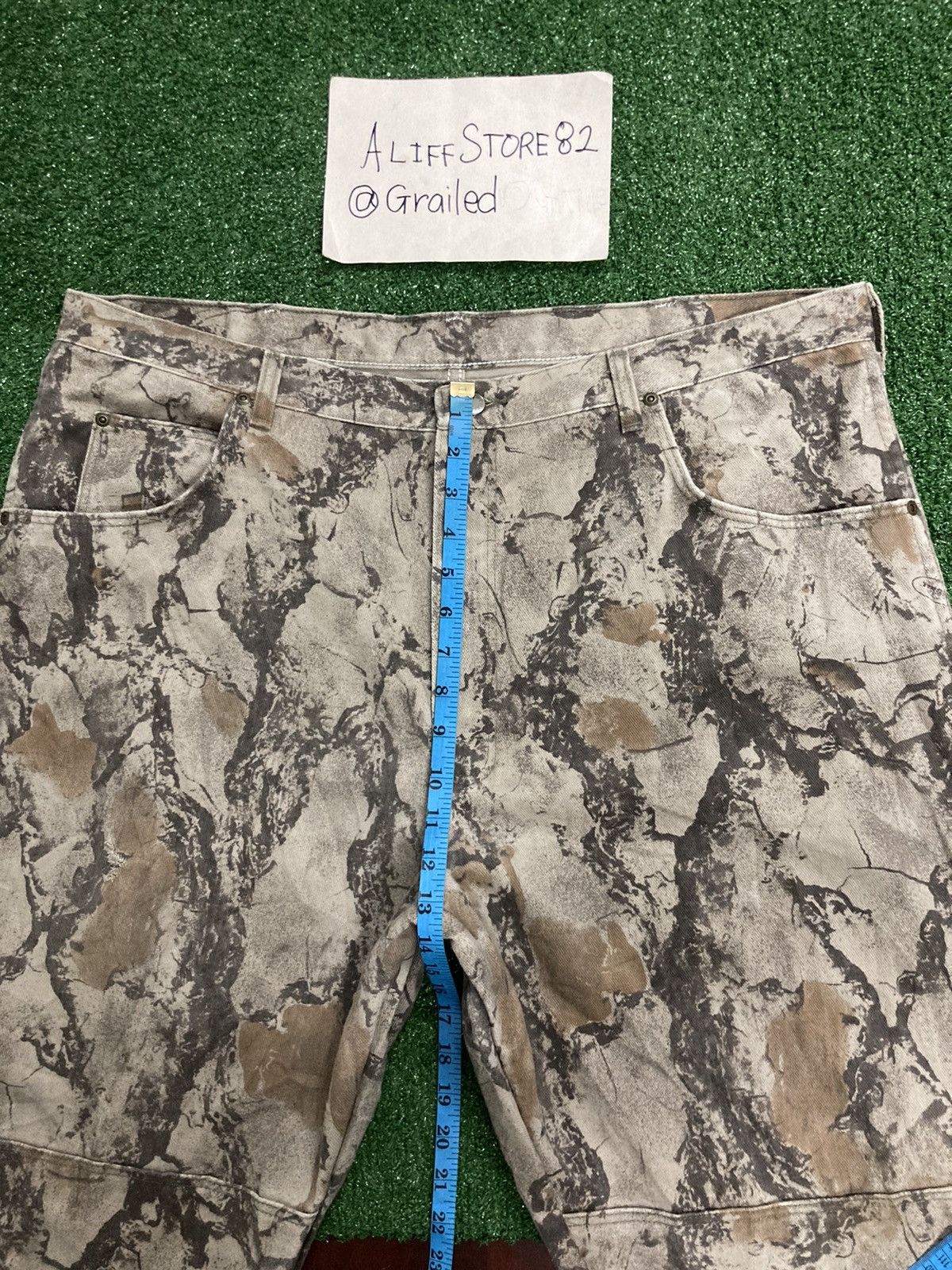 Vintage × Wrangler !LastDrop!Vintage Wrangler Camo Hunting Distressed Jeans Size US 42 / EU 58 - 4 Thumbnail