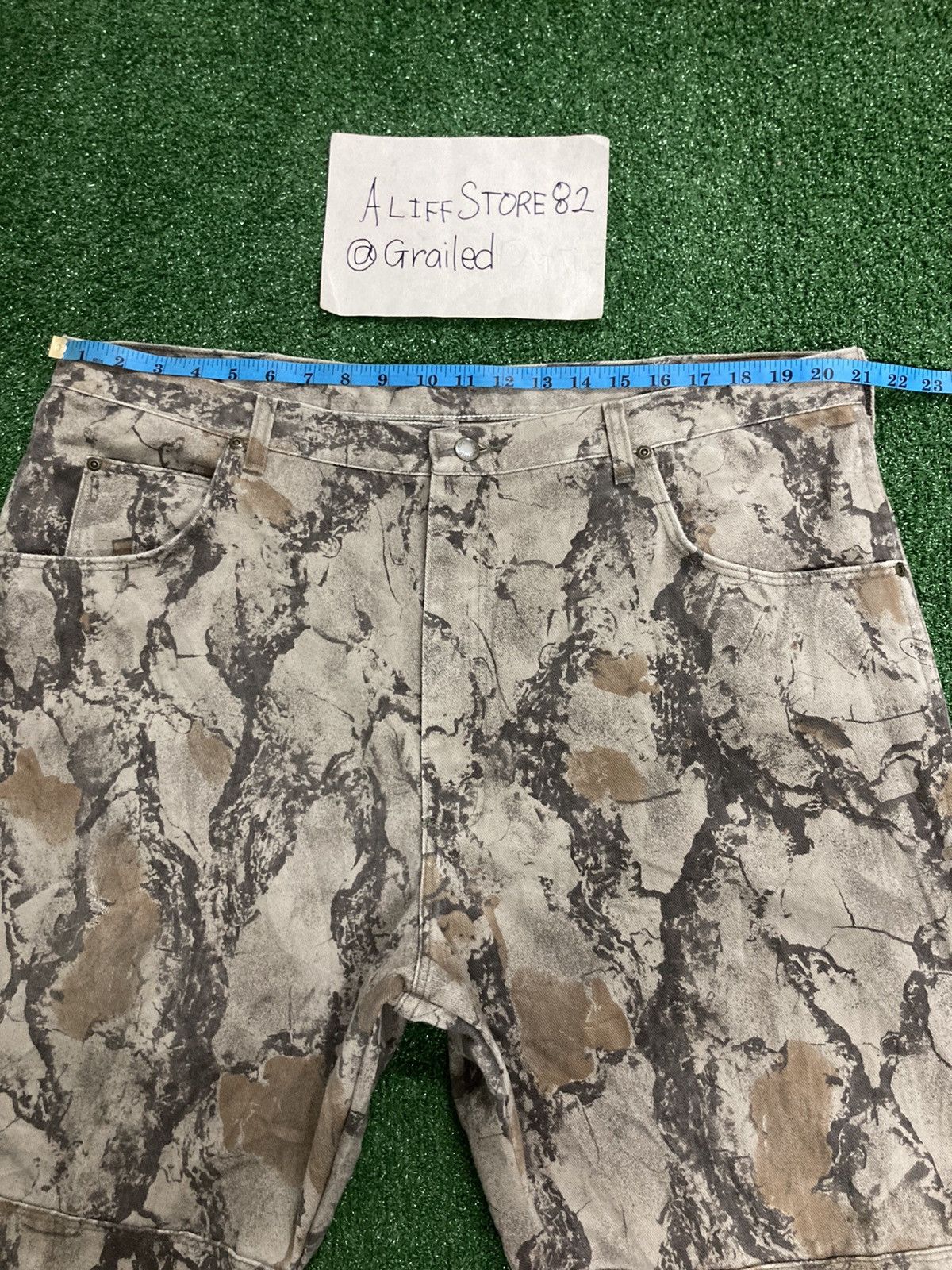 Vintage × Wrangler !LastDrop!Vintage Wrangler Camo Hunting Distressed Jeans Size US 42 / EU 58 - 3 Thumbnail