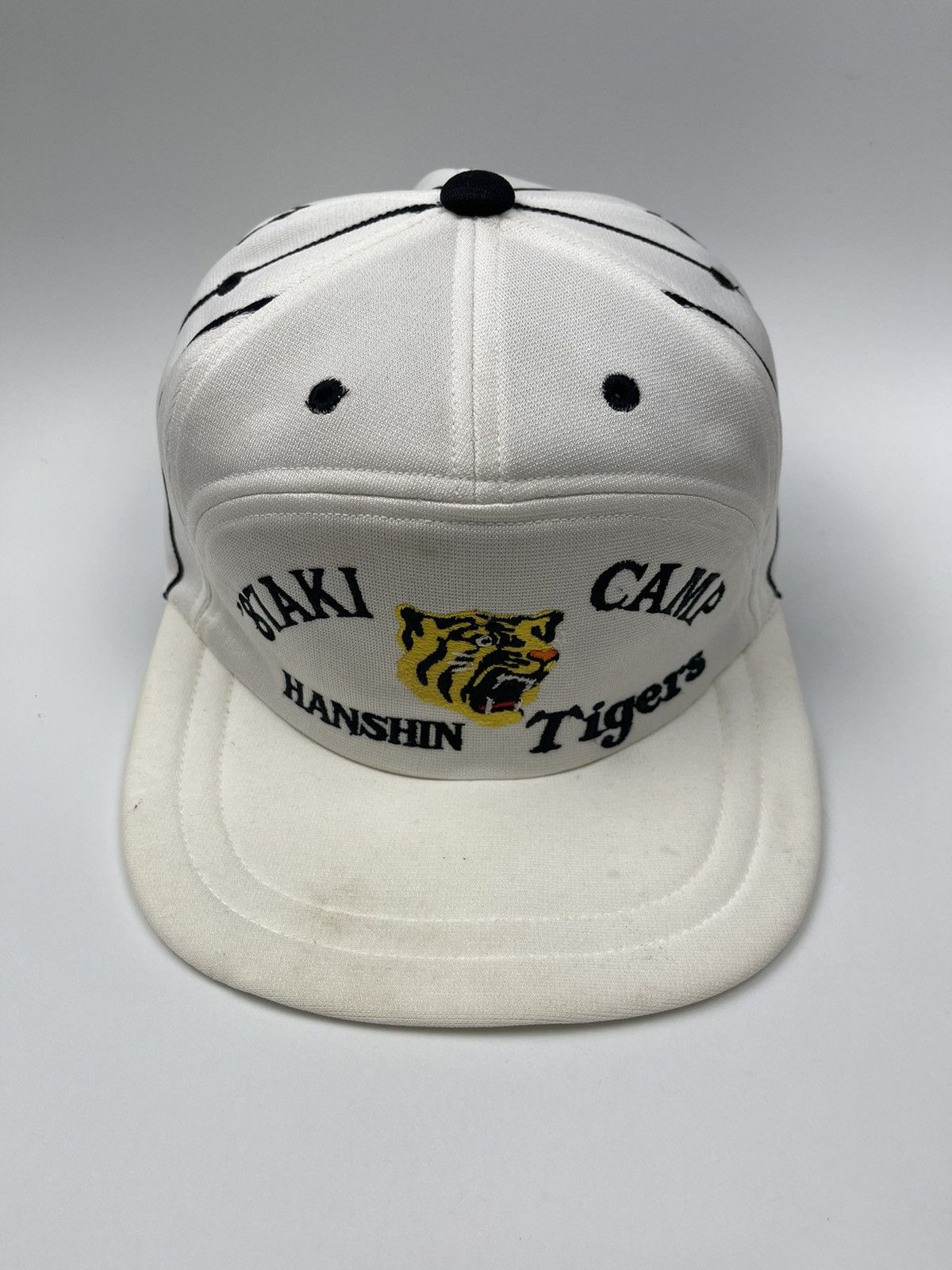 Vintage Vintage 1987 Aki Camp Hanshin Tigers hat Size ONE SIZE - 2 Thumbnail