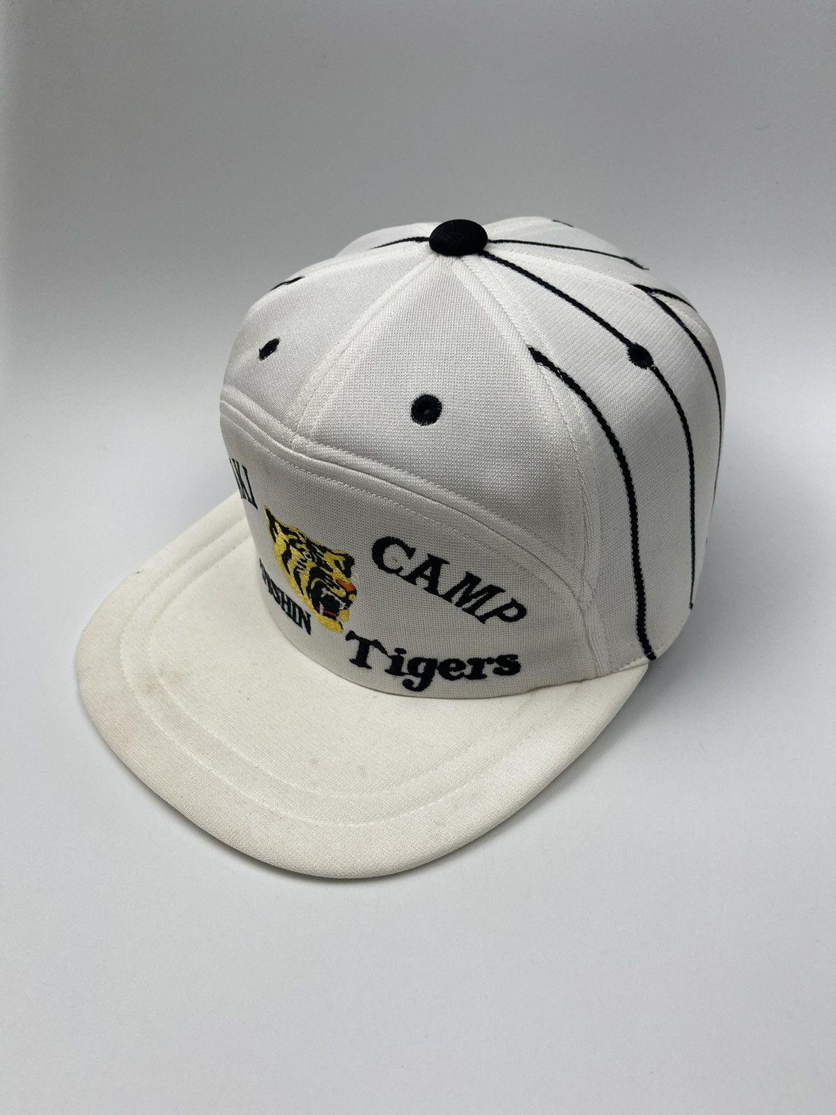 Vintage Vintage 1987 Aki Camp Hanshin Tigers hat Size ONE SIZE - 4 Thumbnail