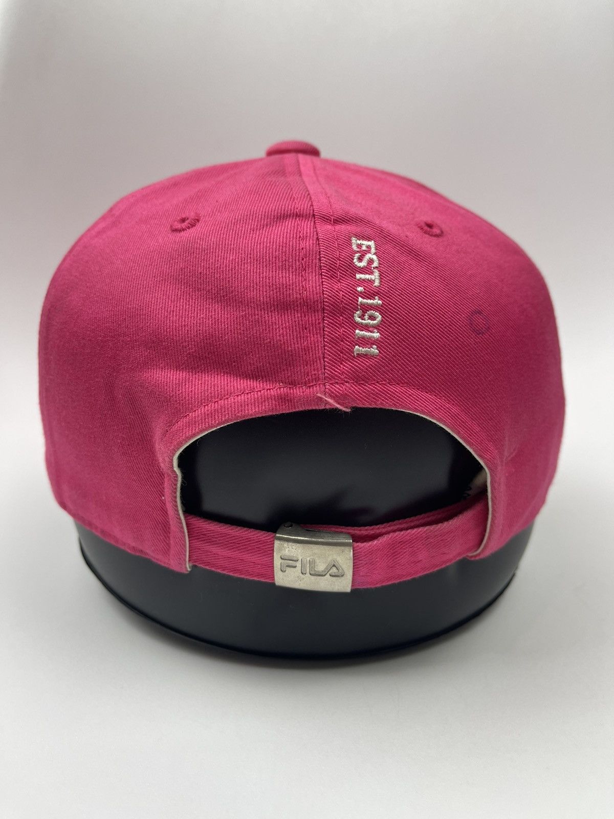 Japanese Brand Fila Moda Nella Vita Sportiva pink hat Size ONE SIZE - 8 Thumbnail