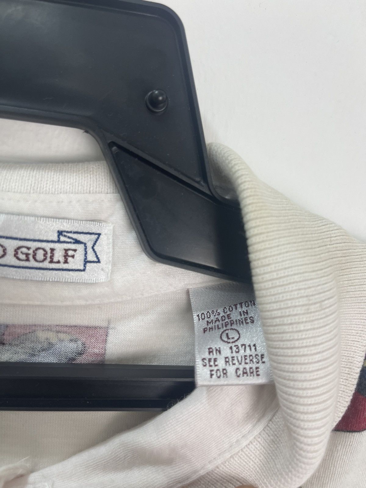 John Ashford VINTAGE FULL PRINT JOHN ASFORD GOLF COLLAR TSHIRT Size US XL / EU 56 / 4 - 6 Thumbnail