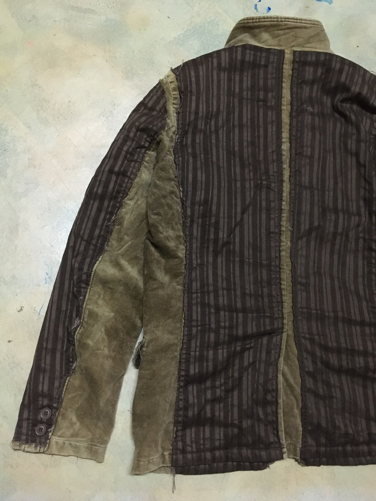 Japanese Brand Japanese Brand Mossimo Blazer Jacket Patchwork Style Size 36R - 6 Thumbnail