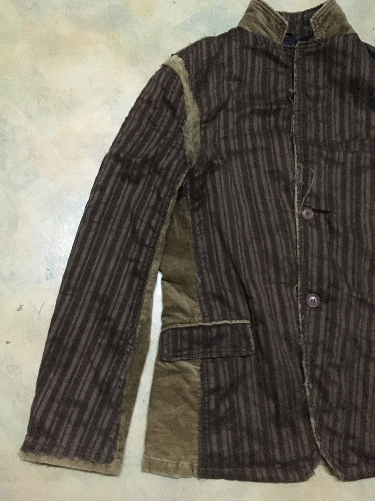 Japanese Brand Japanese Brand Mossimo Blazer Jacket Patchwork Style Size 36R - 3 Thumbnail