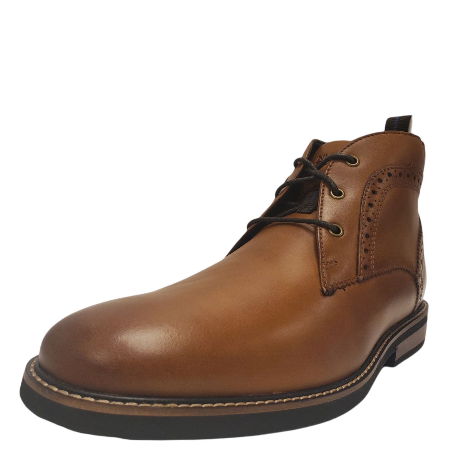 Nunn Bush Mens Ozark Plain Chukka BootsTan Brown Crazy Horse