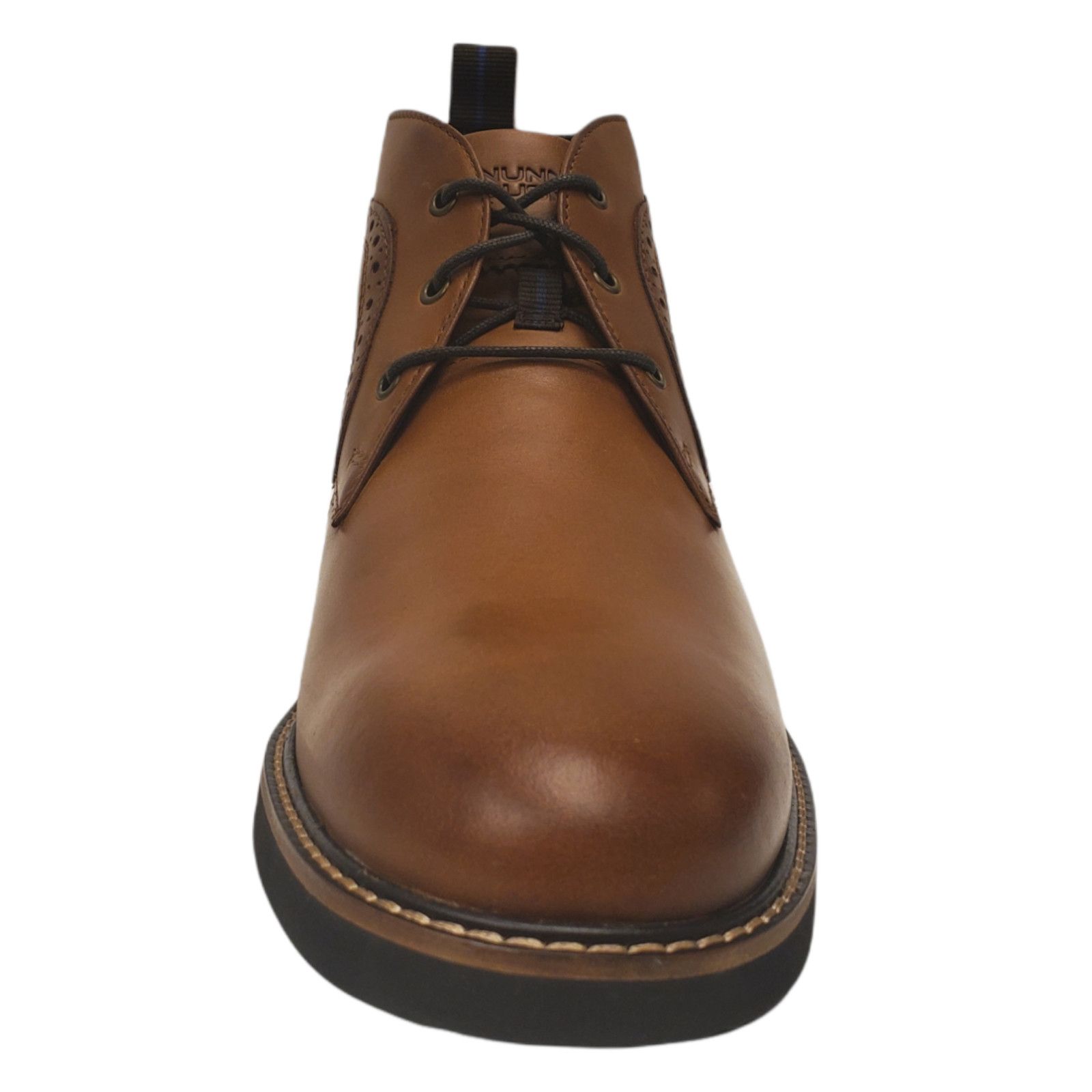 Nunn Bush Mens Ozark Plain Chukka BootsTan Brown Crazy Horse