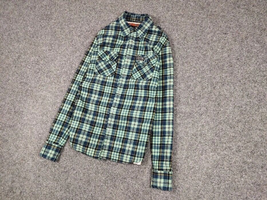 Flannel Vintage Flannel Shirt Travis Scott Style Size US M / EU 48-50 / 2 - 8 Thumbnail