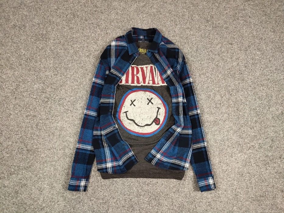 Flannel Vintage Flannel Shirt Travis Scott Style Streetwear Hype Size US L / EU 52-54 / 3 - 1 Thumbnail