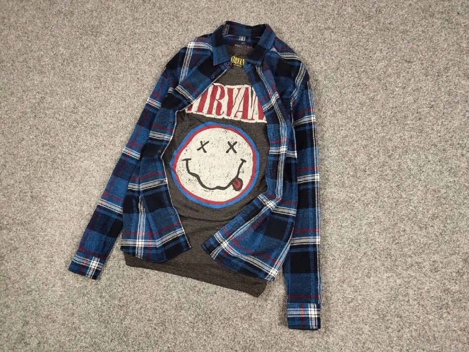 Flannel Vintage Flannel Shirt Travis Scott Style Streetwear Hype Size US L / EU 52-54 / 3 - 3 Thumbnail