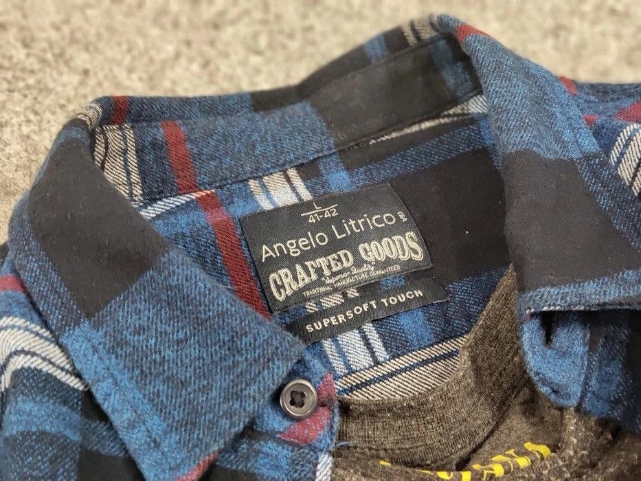 Flannel Vintage Flannel Shirt Travis Scott Style Streetwear Hype Size US L / EU 52-54 / 3 - 11 Thumbnail