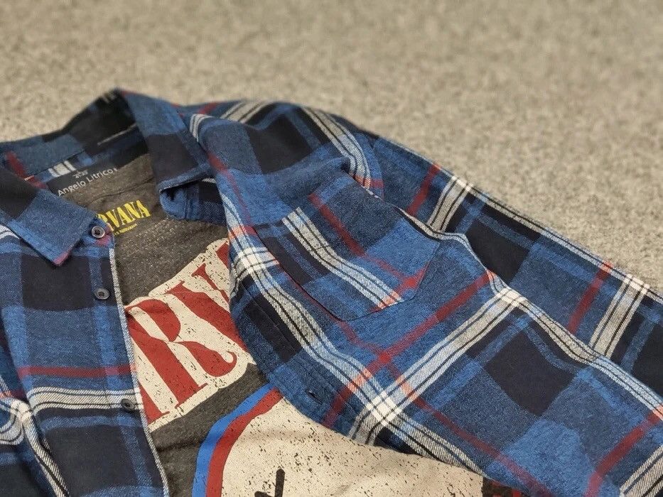 Flannel Vintage Flannel Shirt Travis Scott Style Streetwear Hype Size US L / EU 52-54 / 3 - 10 Thumbnail