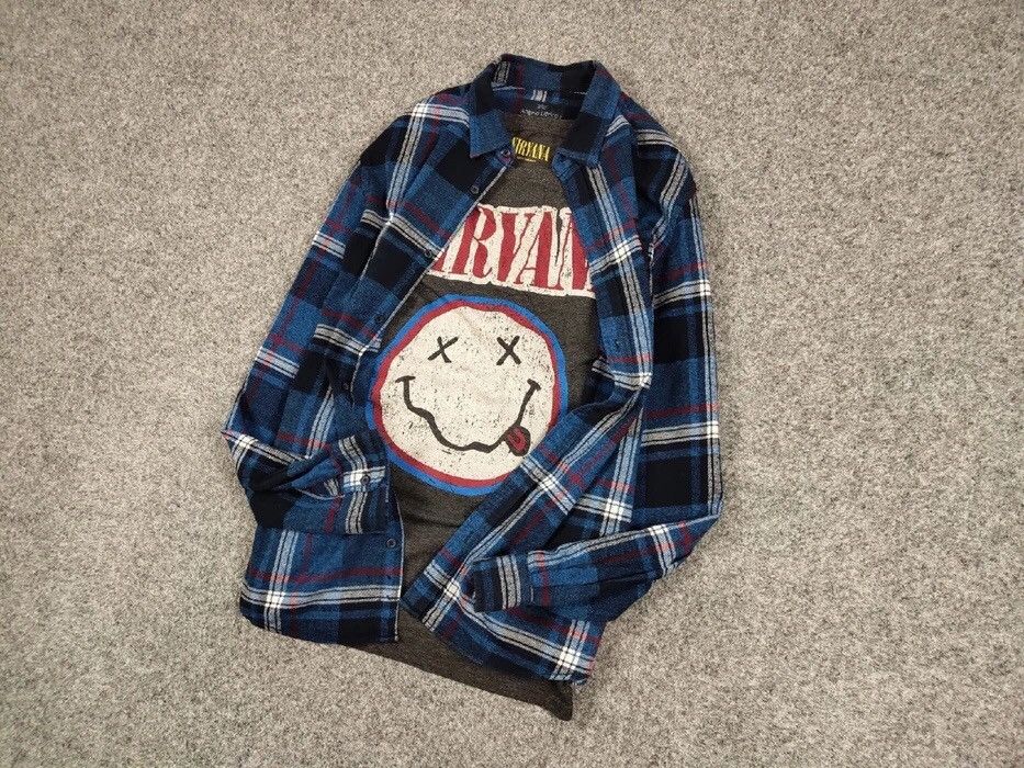 Flannel Vintage Flannel Shirt Travis Scott Style Streetwear Hype Size US L / EU 52-54 / 3 - 8 Thumbnail