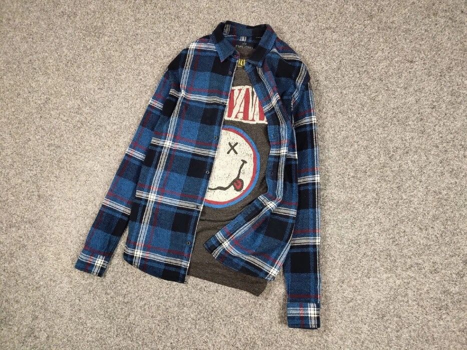 Flannel Vintage Flannel Shirt Travis Scott Style Streetwear Hype Size US L / EU 52-54 / 3 - 6 Thumbnail