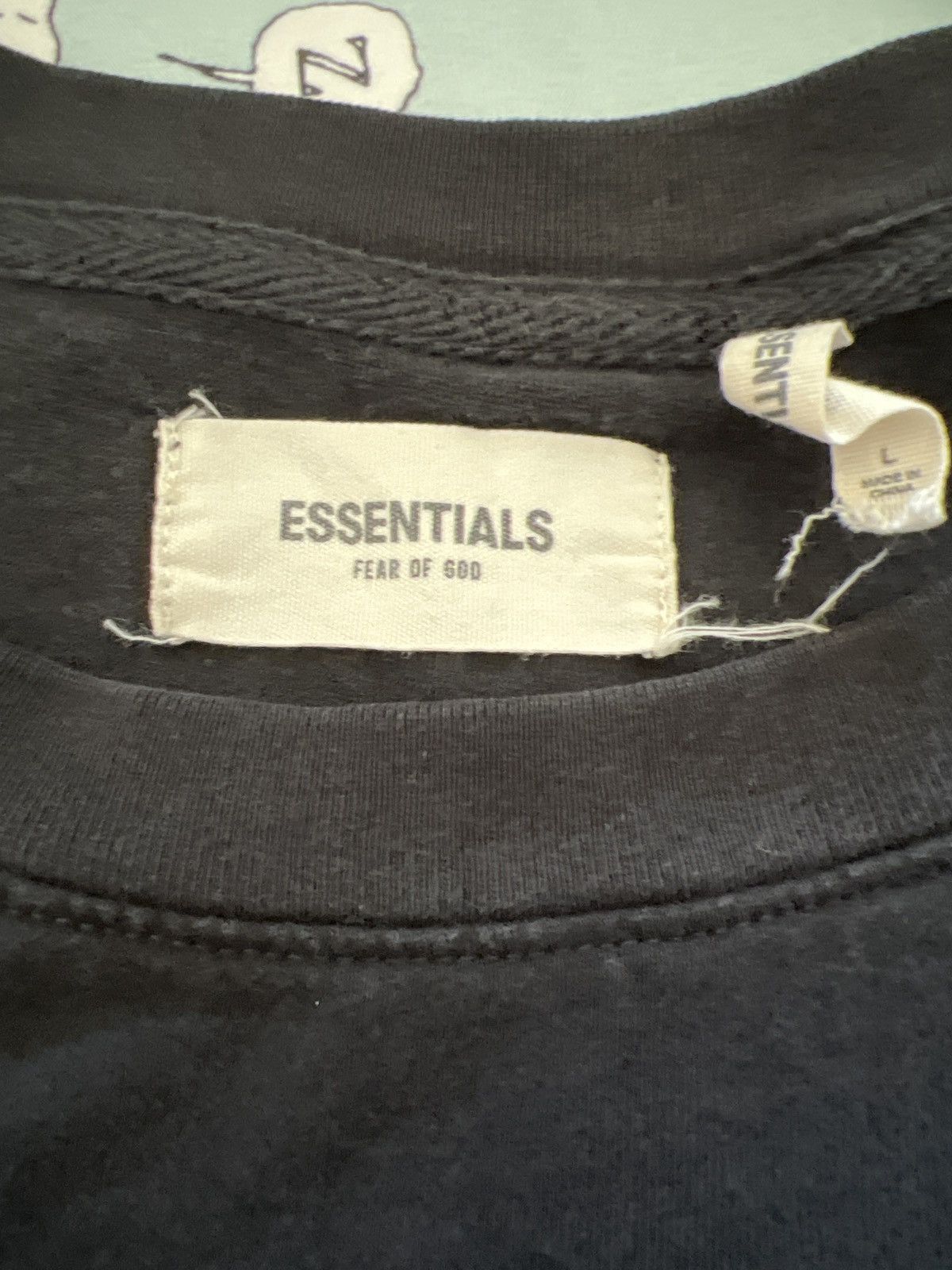 Fear of God Fear of God Essentials boxy logo tee Size US L / EU 52-54 / 3 - 3 Thumbnail