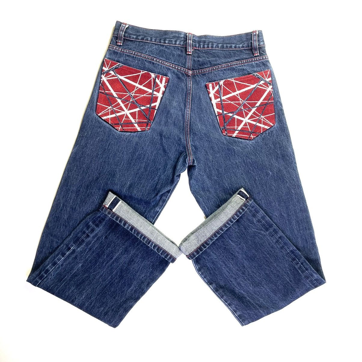 Famous Stars And Straps × Vintage Y2K Famous Stars & Straps Selvedge Denim Jeans Size US 32 / EU 48 - 4 Thumbnail