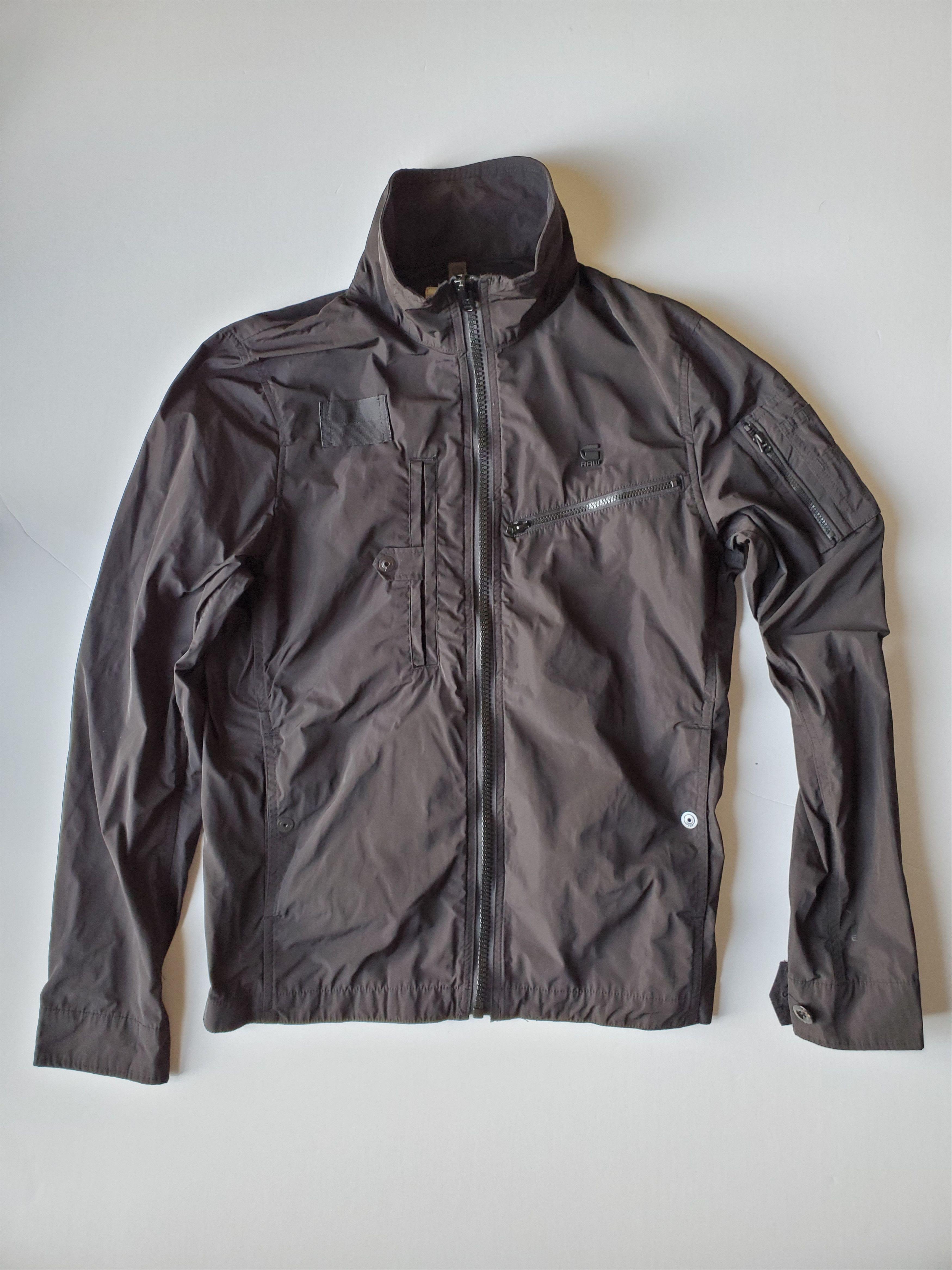 G Star Raw G Star Raw Timor Biker Overshirt L S Sz Medium Black Grailed