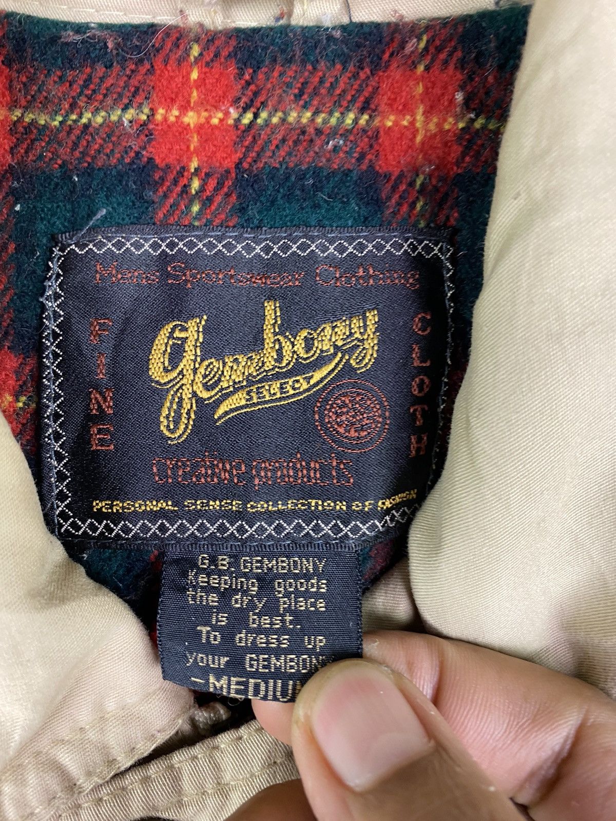 Vintage 🔥DHL SHIPPING🔥VINTAGE GEMBONY WORKER STYLE JACKET Size US M / EU 48-50 / 2 - 7 Thumbnail