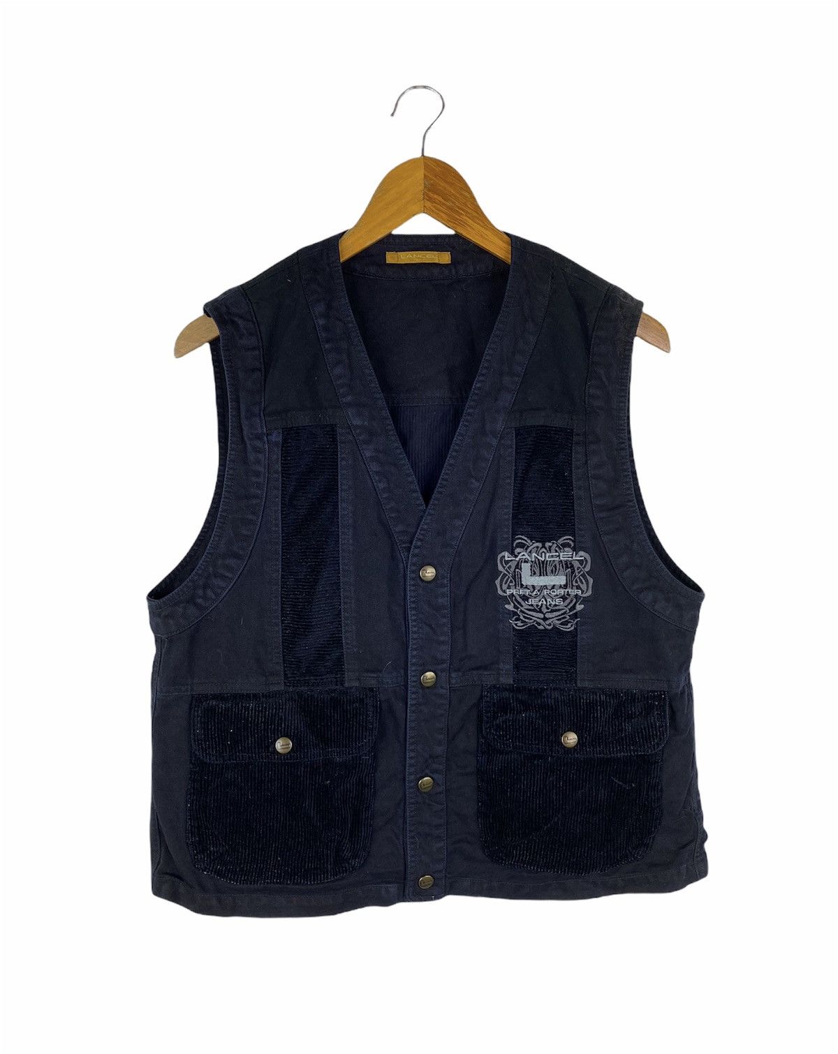 🔥DHL SHIPPPING🔥LANCEL PRET A PORTER JEANS VEST MADE IN JAPAN