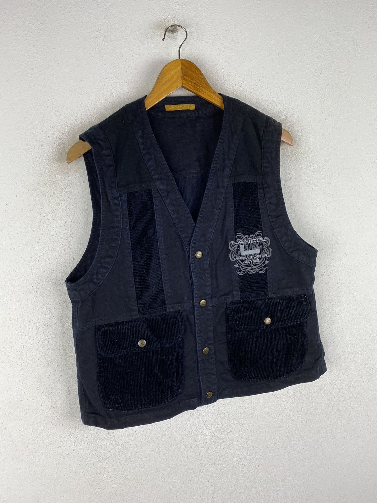 Lancel 🔥DHL SHIPPPING🔥LANCEL PRET A PORTER JEANS VEST MADE IN JAPAN Size US M / EU 48-50 / 2 - 3 Thumbnail