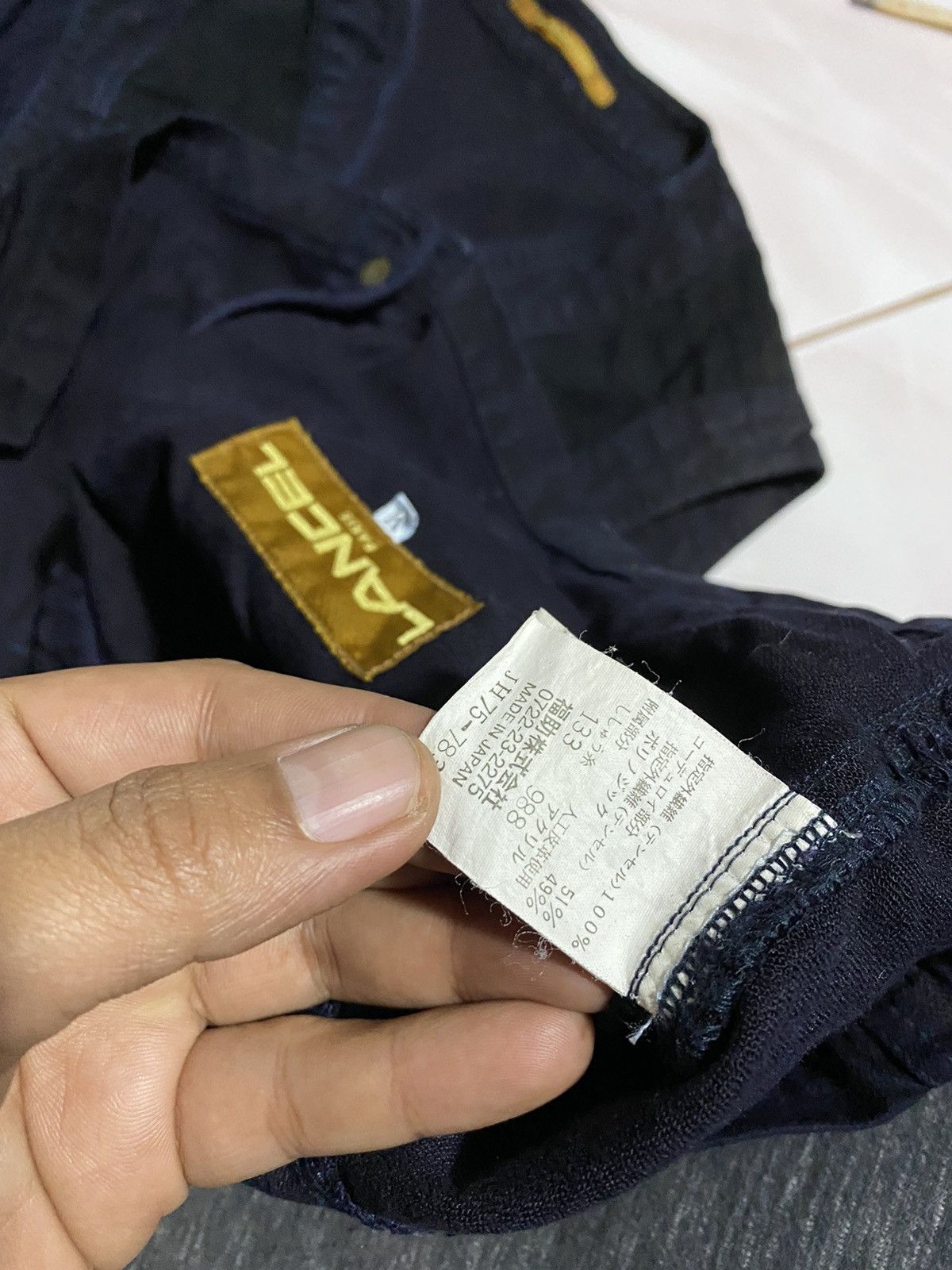 Lancel 🔥DHL SHIPPPING🔥LANCEL PRET A PORTER JEANS VEST MADE IN JAPAN Size US M / EU 48-50 / 2 - 7 Thumbnail