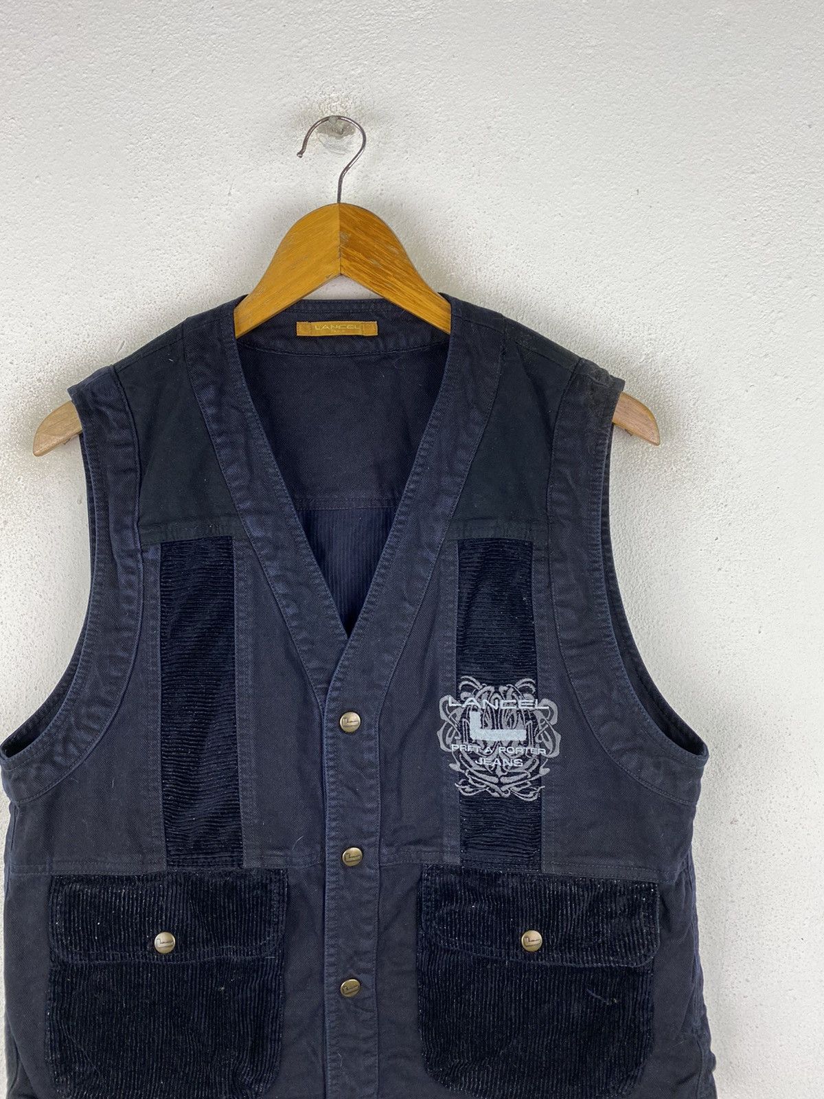 Lancel 🔥DHL SHIPPPING🔥LANCEL PRET A PORTER JEANS VEST MADE IN JAPAN Size US M / EU 48-50 / 2 - 5 Thumbnail