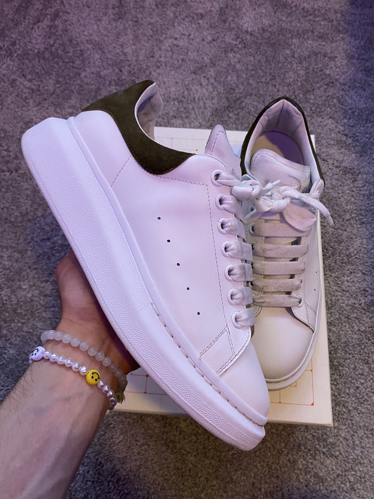 スニーカー Alexander Mcqueen Oversize Sneakers Alexander McQueen Men's Oversized Platform Sneakers 11 US