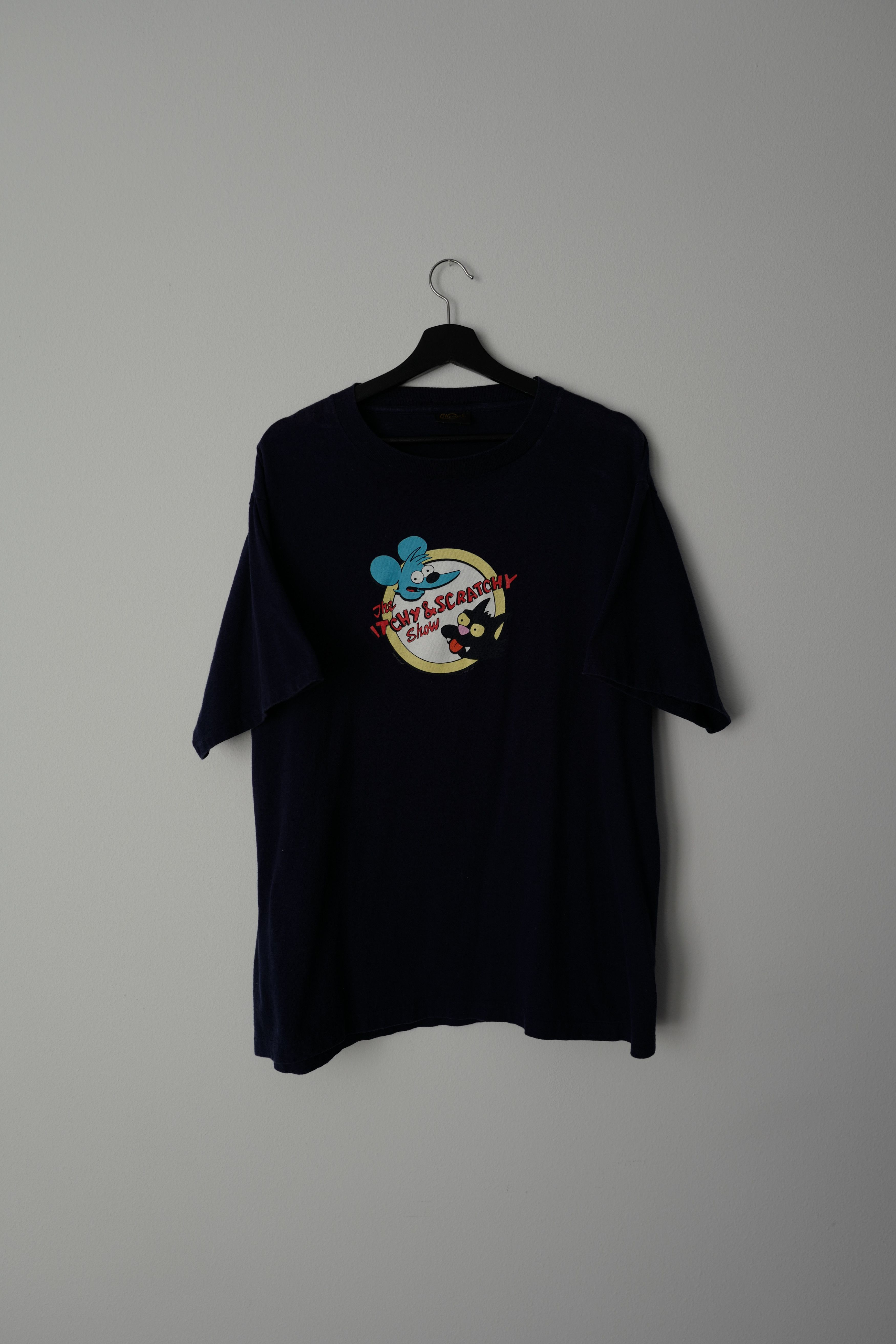 Changes Vintage Itchy & Scratchy - OG Logo Tee (Single Stitch) Size US XL / EU 56 / 4 - 1 Thumbnail