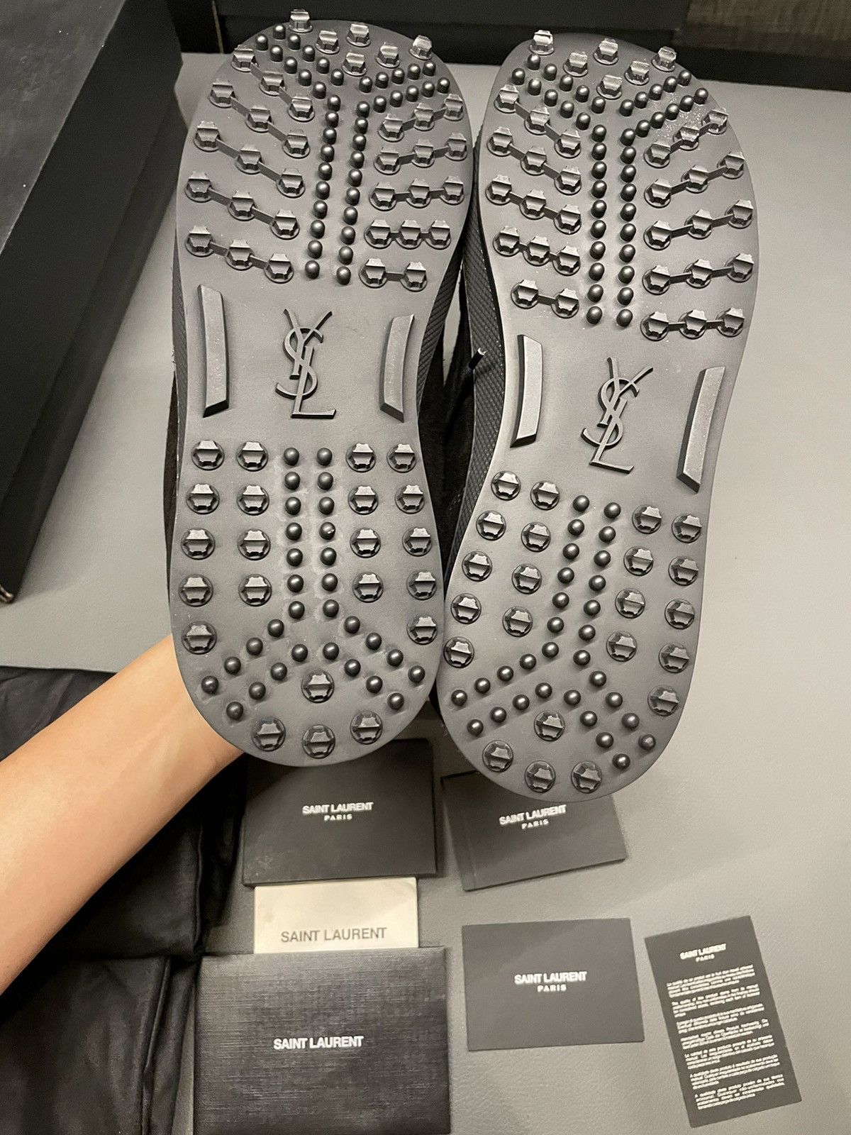 Hedi Slimane × Saint Laurent Paris × Yves Saint Laurent Brand NEW Saint Laurent Hedi Jumper Sneaker Shoes Size US 10 / EU 43 - 4 Thumbnail