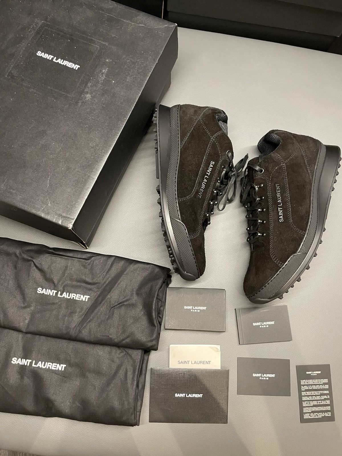 Hedi Slimane × Saint Laurent Paris × Yves Saint Laurent Brand NEW Saint Laurent Hedi Jumper Sneaker Shoes Size US 10 / EU 43 - 8 Thumbnail