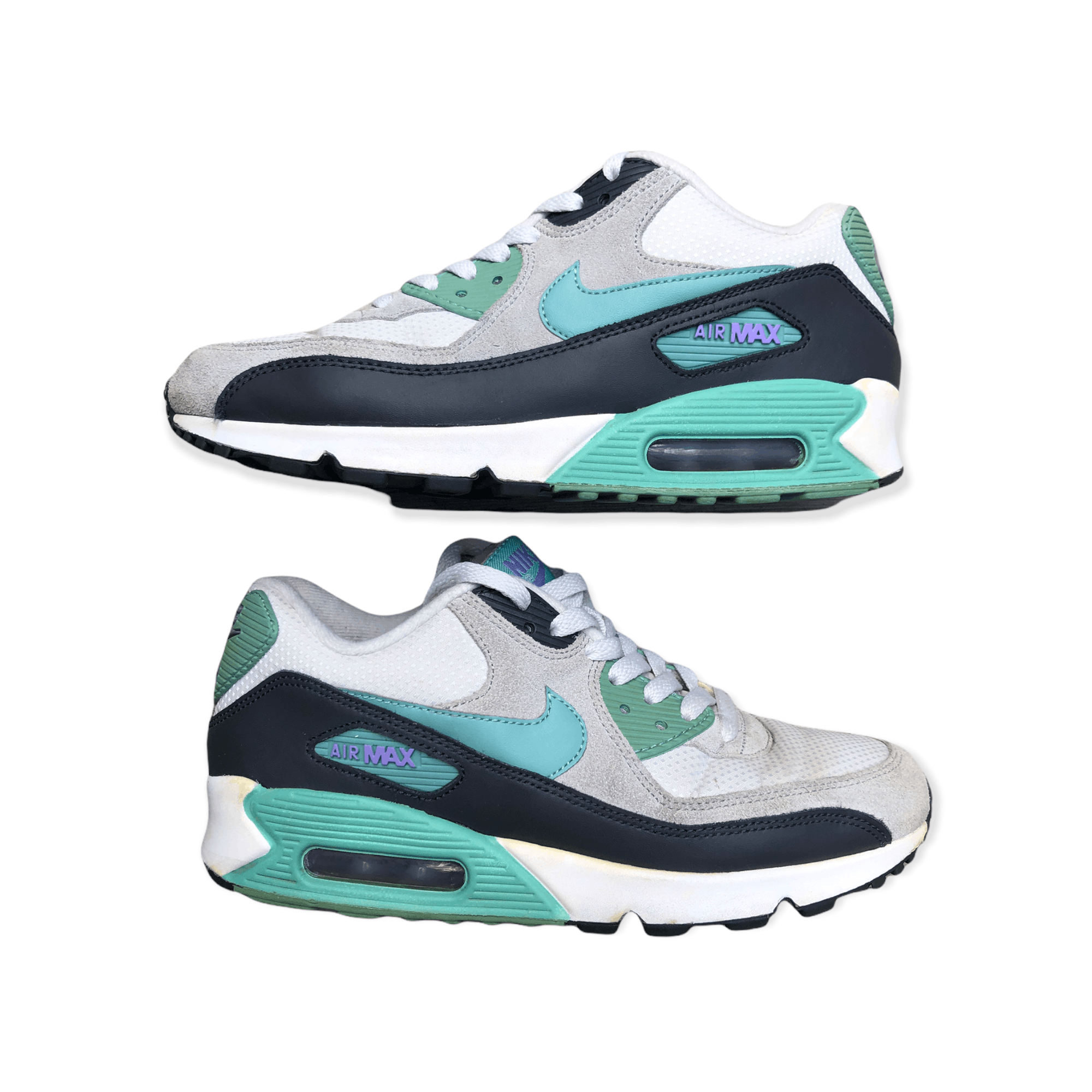 RARE 2013 Nike Womens Air Max 90 Essential Base Grey