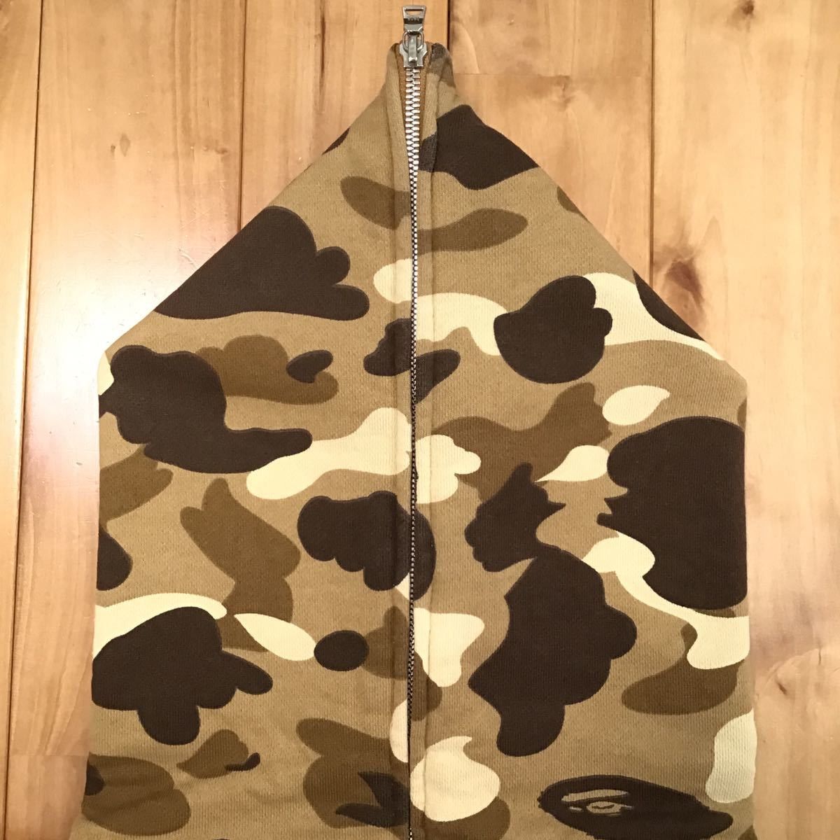 Bape BAPE Beige camo separate full zip hoodie Size US L / EU 52-54 / 3 - 4 Thumbnail