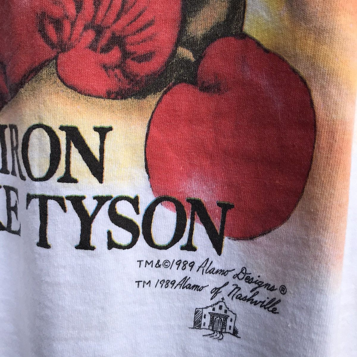 Vintage Vintage 80s MIKE TYSON legend boxing rare tee handprinted Size US M / EU 48-50 / 2 - 3 Thumbnail