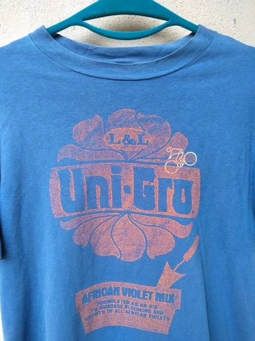 Rap Tees 🔥 90s DISTRESSED UNI-GRO AFRICAN VIOLET MIX DOWNHILL HAWAII Size US M / EU 48-50 / 2 - 4 Thumbnail