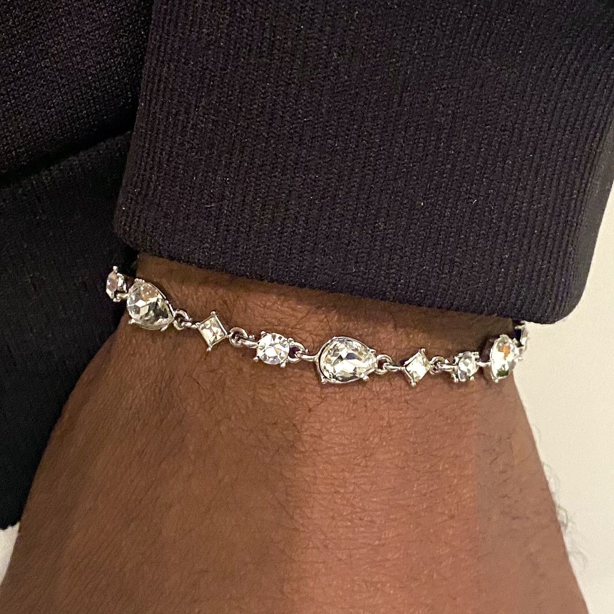 image of Givenchy Silver Bracelet, Men's
