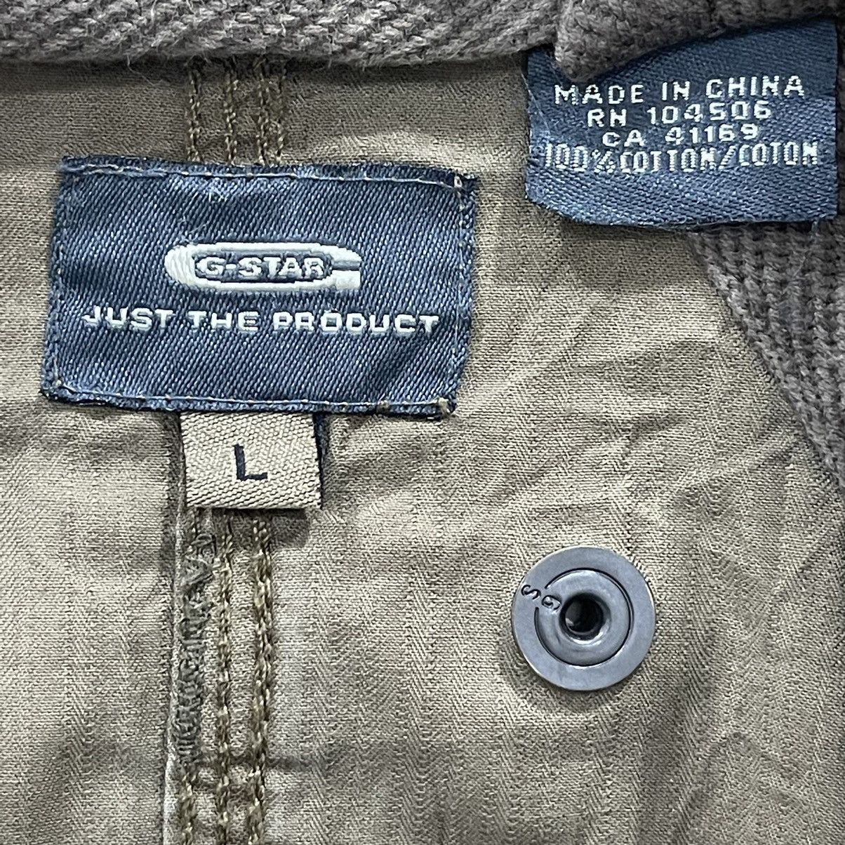 G-Star Vintage!! G-STAR Raw Denim Cargo Bondage Jacket Size US L / EU 52-54 / 3 - 7 Thumbnail