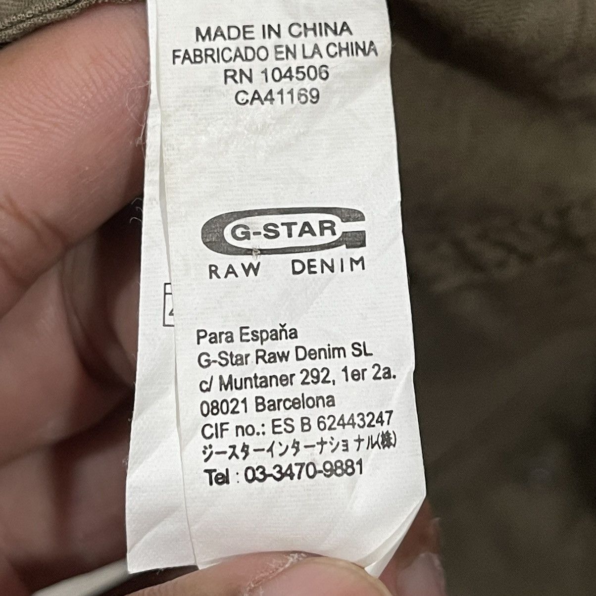 G-Star Vintage!! G-STAR Raw Denim Cargo Bondage Jacket Size US L / EU 52-54 / 3 - 8 Thumbnail