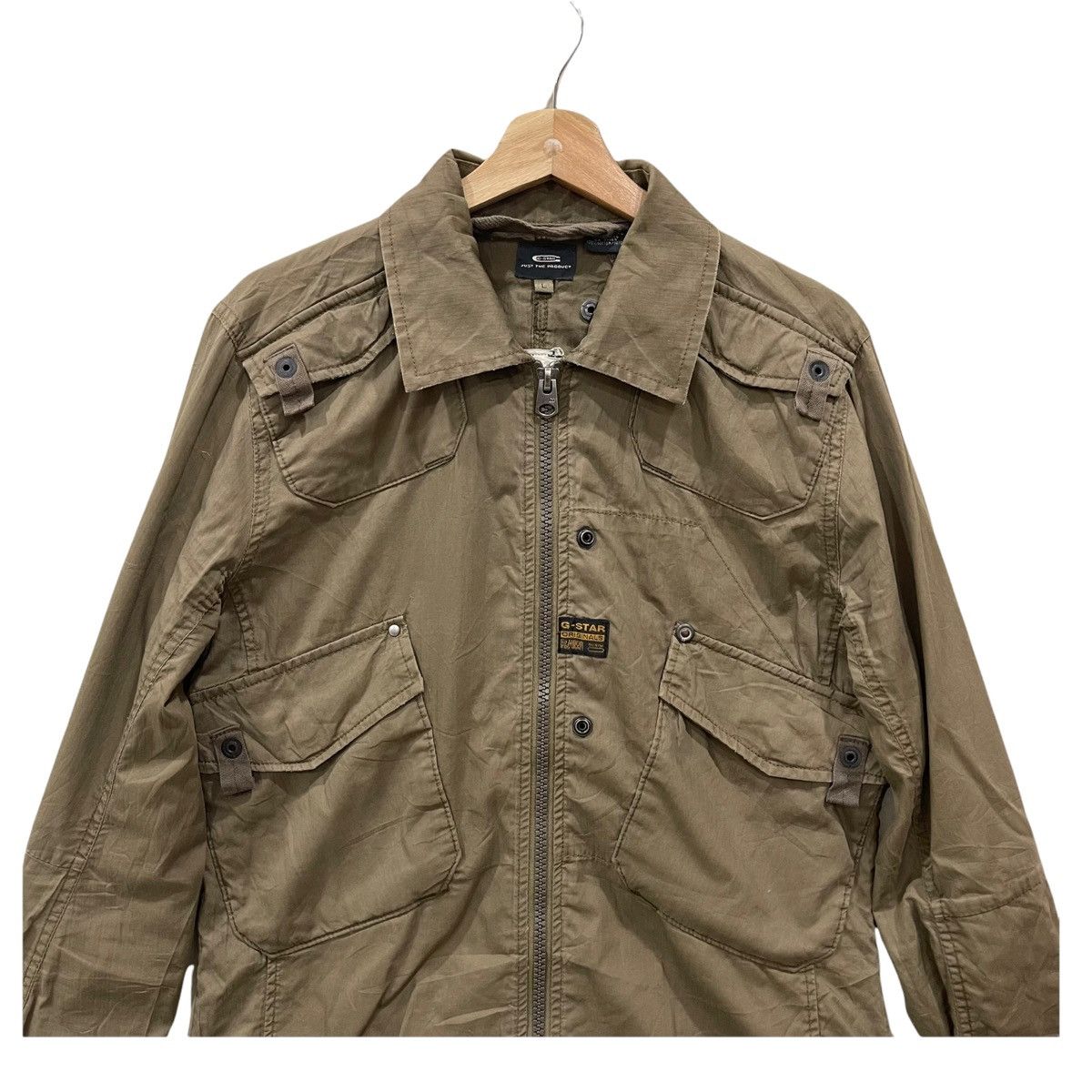 G-Star Vintage!! G-STAR Raw Denim Cargo Bondage Jacket Size US L / EU 52-54 / 3 - 4 Thumbnail