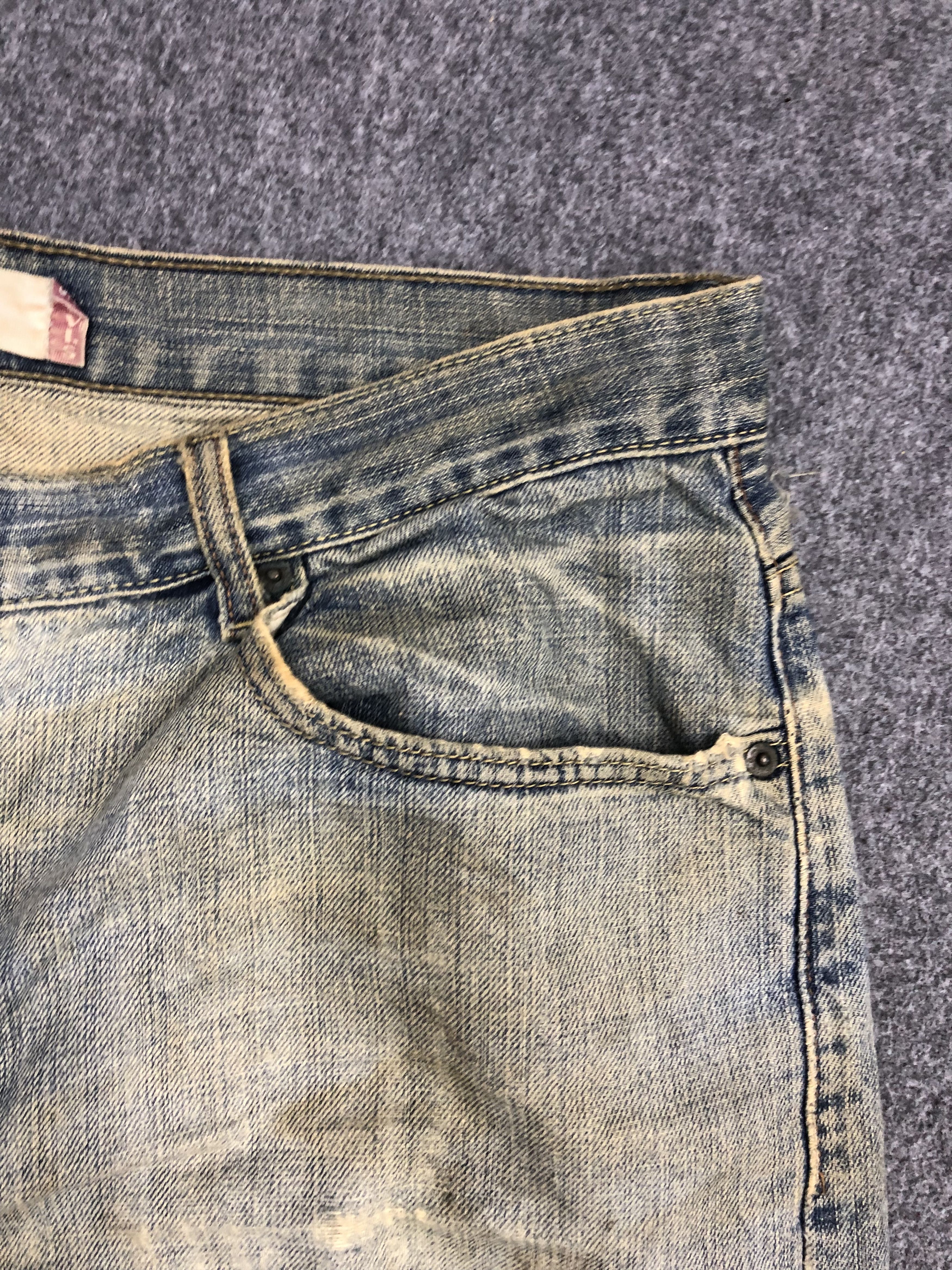 Levi's × Vintage Vintage Levis 569 Loose Cut Short Jeans Size US 38 / EU 54 - 9 Thumbnail