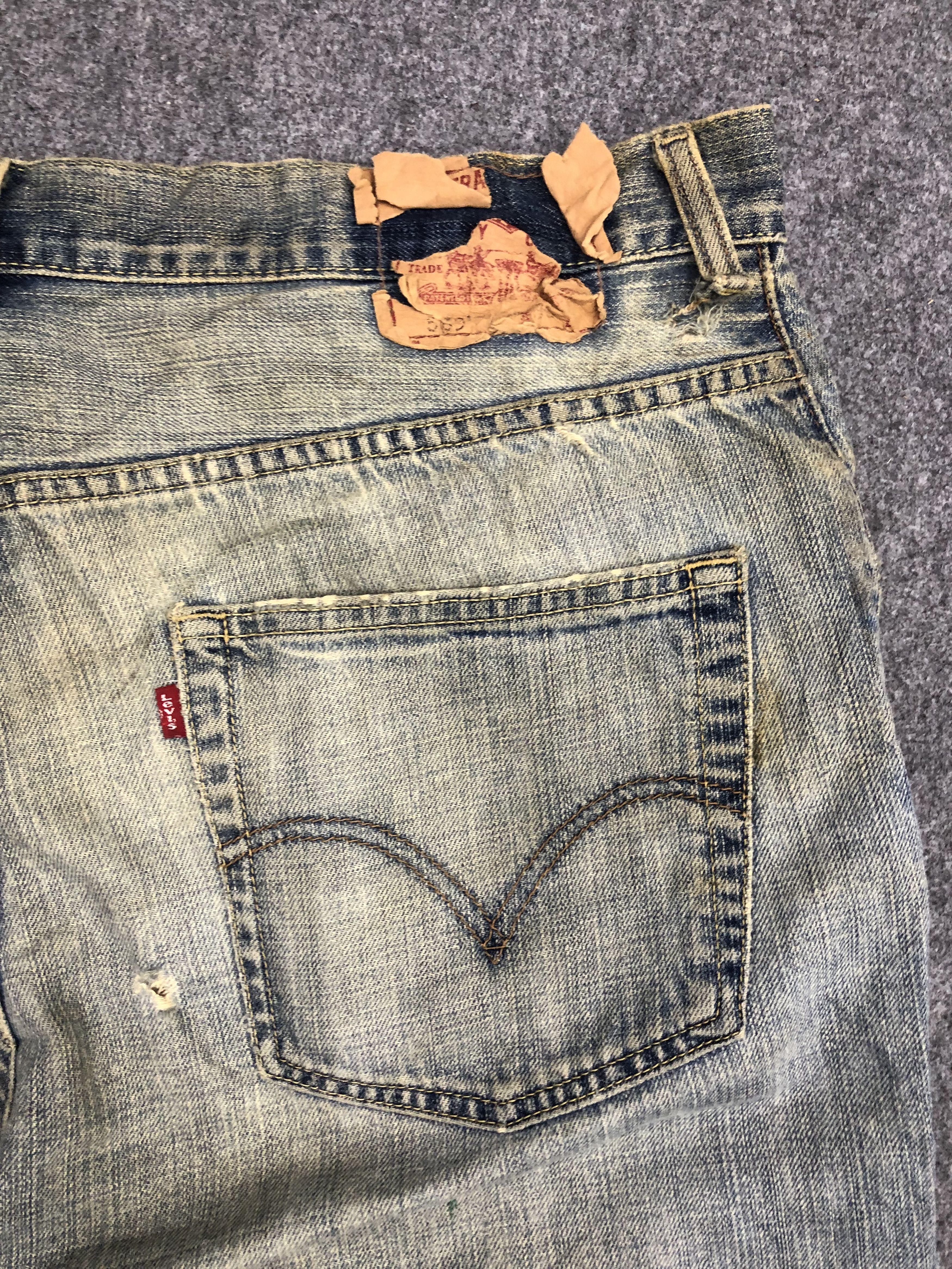 Levi's × Vintage Vintage Levis 569 Loose Cut Short Jeans Size US 38 / EU 54 - 13 Thumbnail