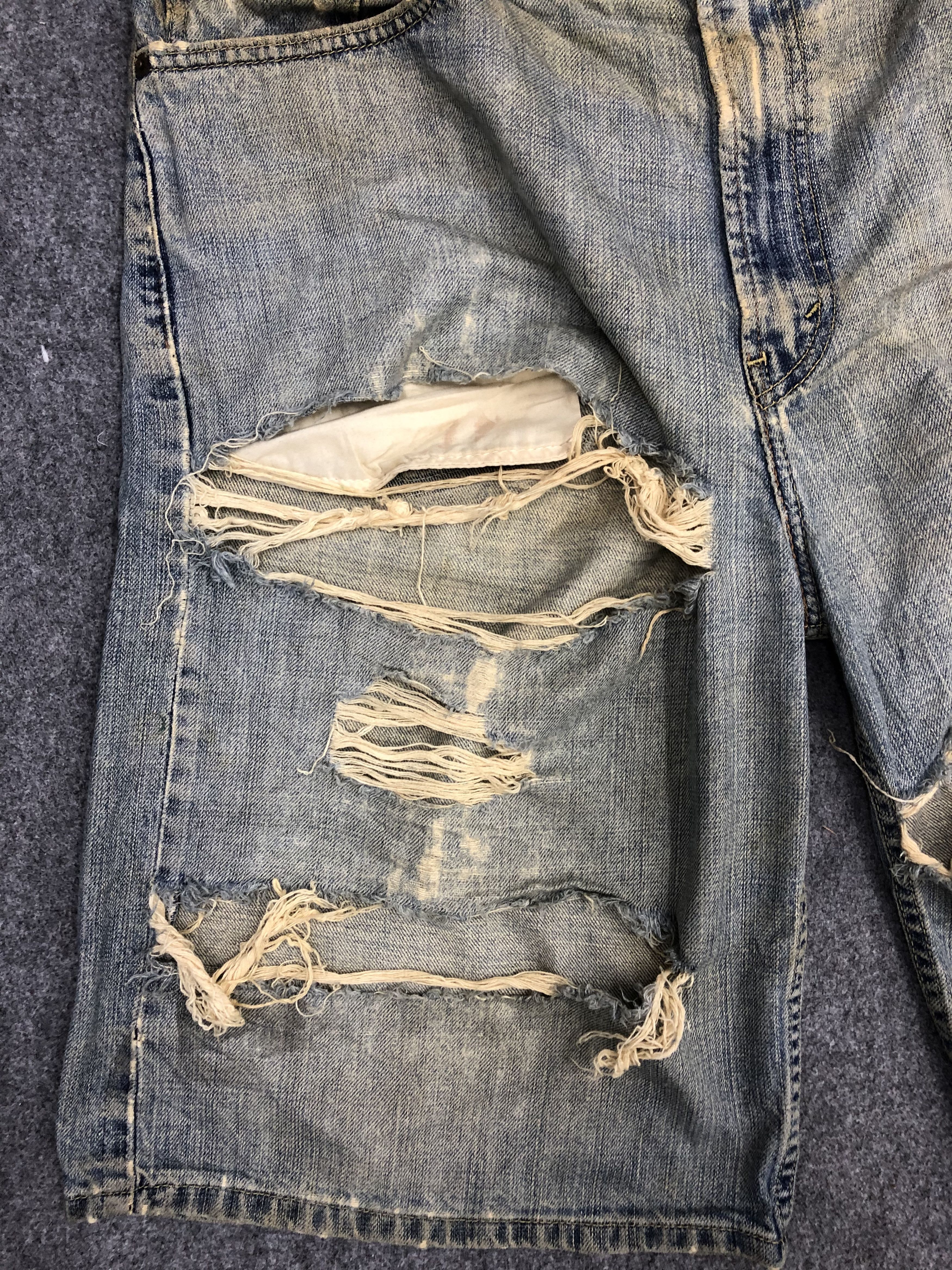 Levi's × Vintage Vintage Levis 569 Loose Cut Short Jeans Size US 38 / EU 54 - 8 Thumbnail