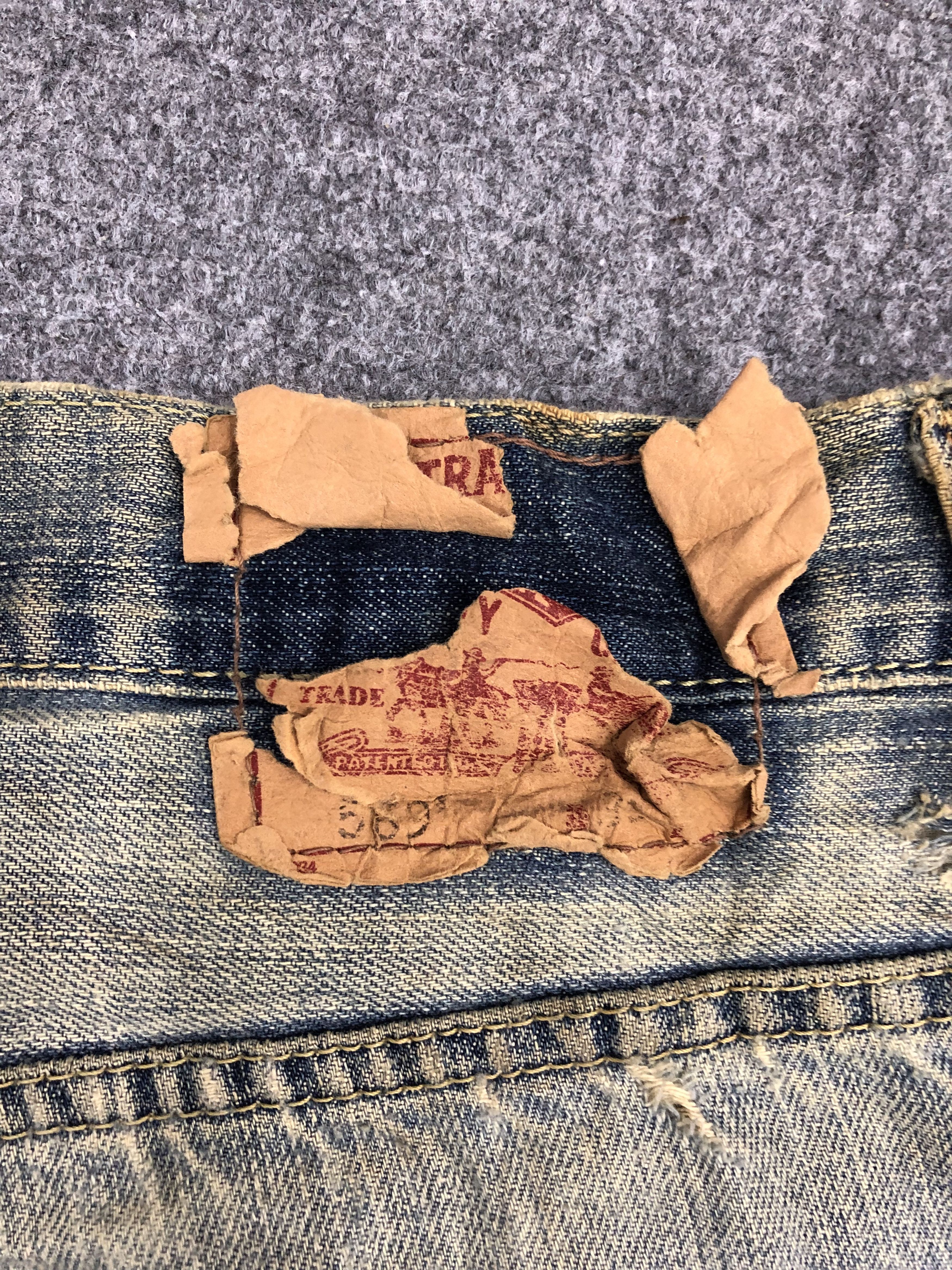 Levi's × Vintage Vintage Levis 569 Loose Cut Short Jeans Size US 38 / EU 54 - 5 Thumbnail