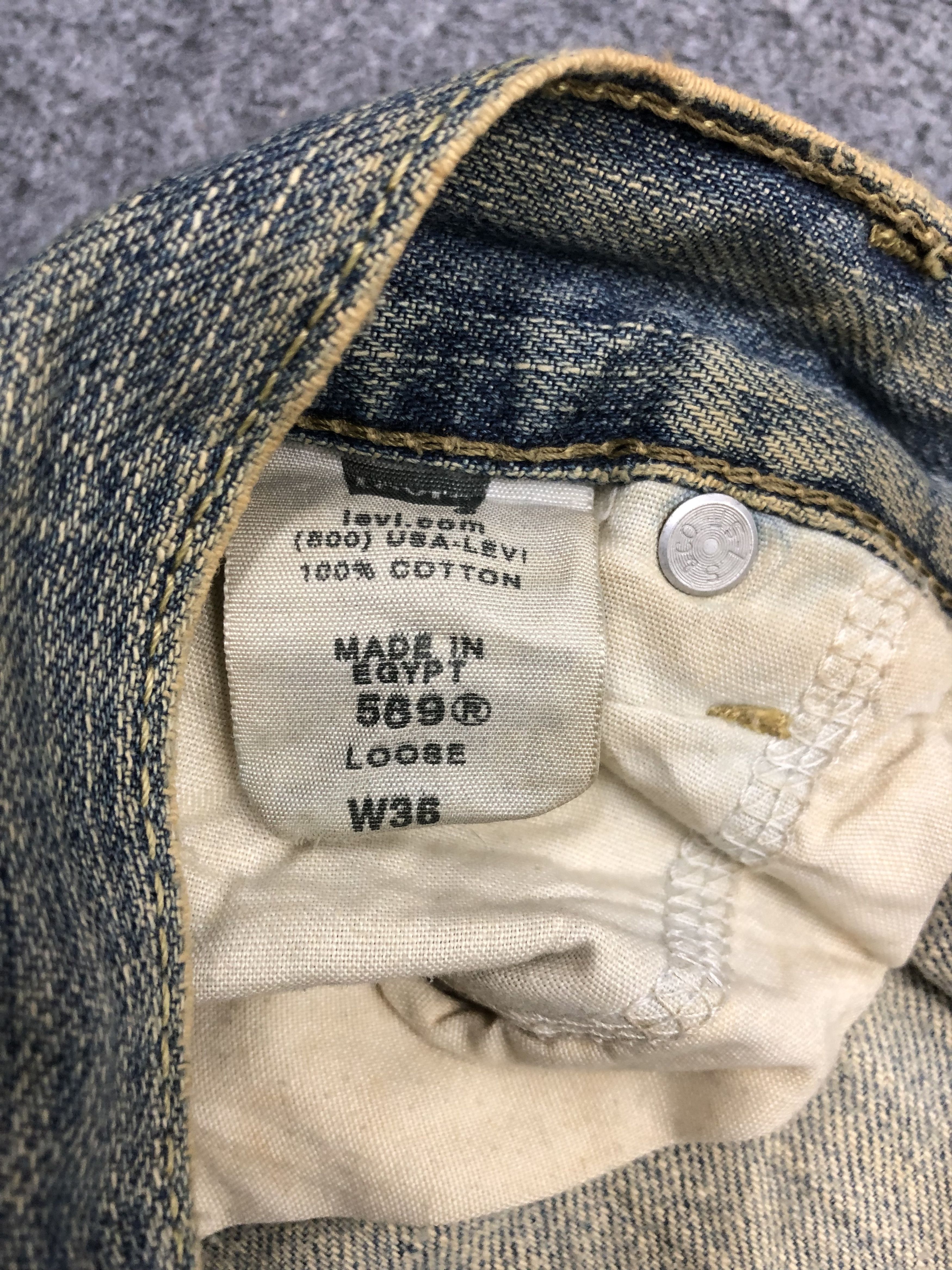 Levi's × Vintage Vintage Levis 569 Loose Cut Short Jeans Size US 38 / EU 54 - 7 Thumbnail