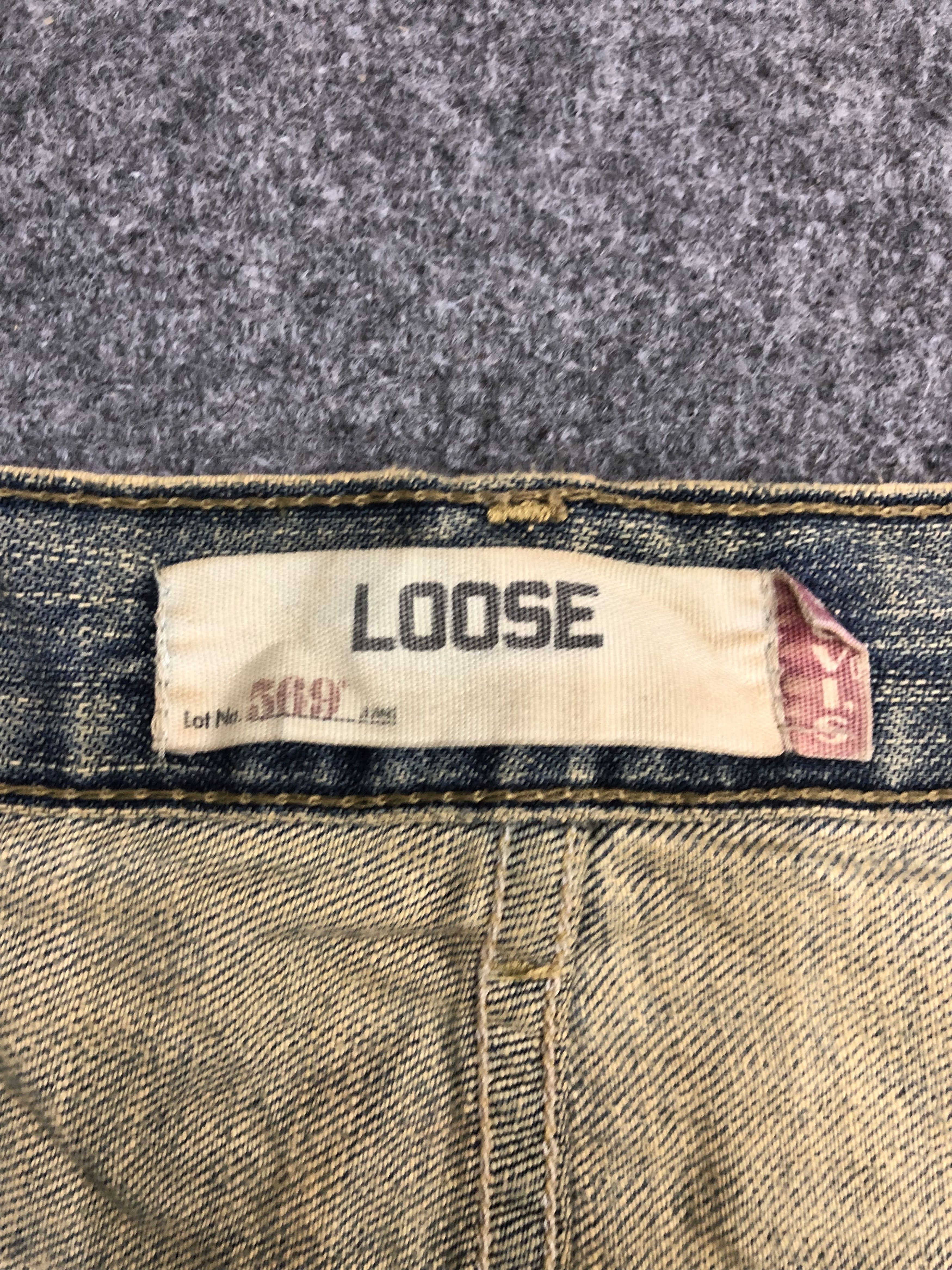 Levi's × Vintage Vintage Levis 569 Loose Cut Short Jeans Size US 38 / EU 54 - 6 Thumbnail