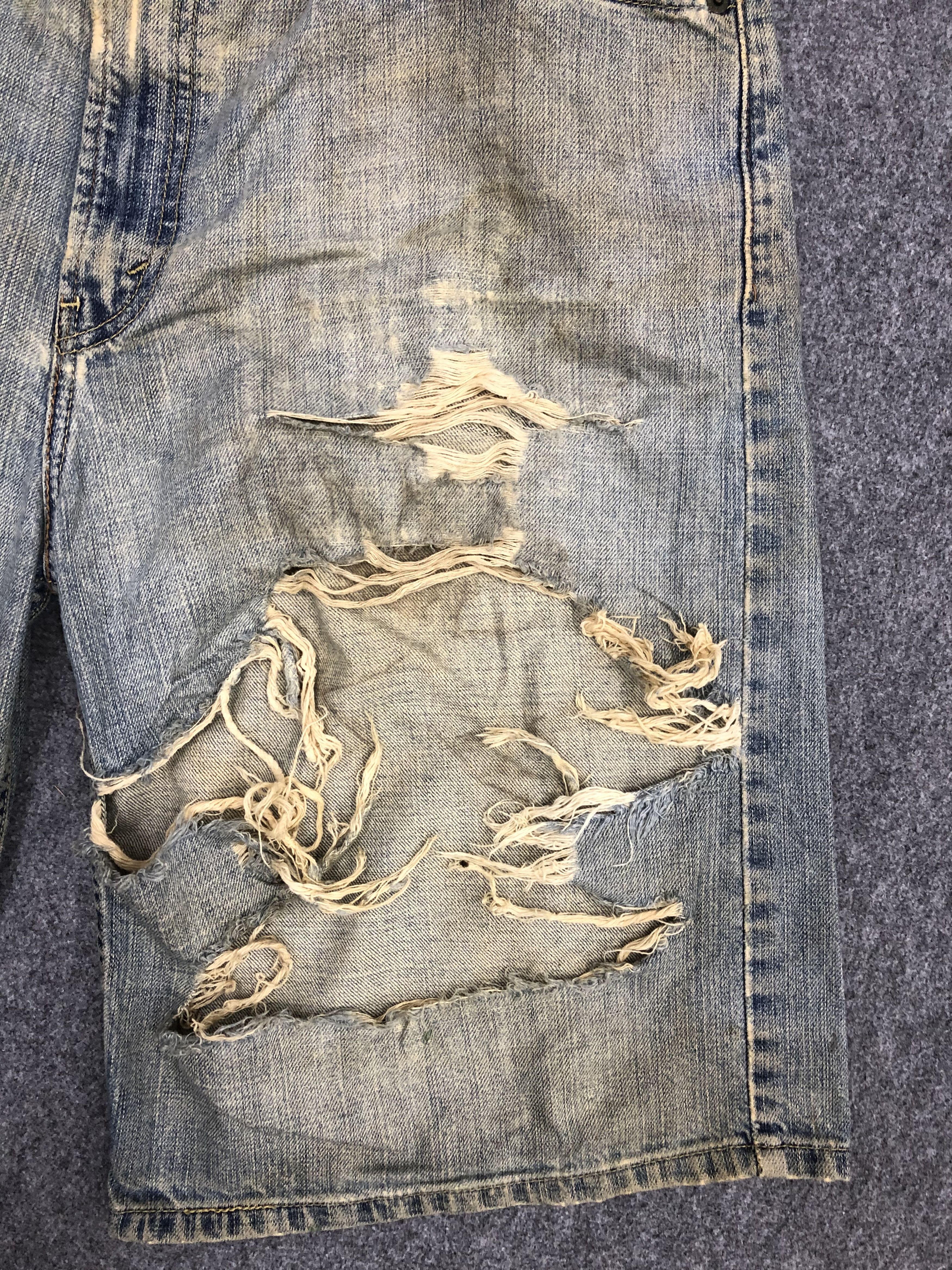 Levi's × Vintage Vintage Levis 569 Loose Cut Short Jeans Size US 38 / EU 54 - 2 Thumbnail
