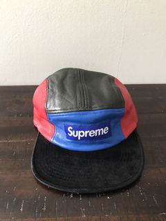 Supreme Leather Suede Hat | Grailed