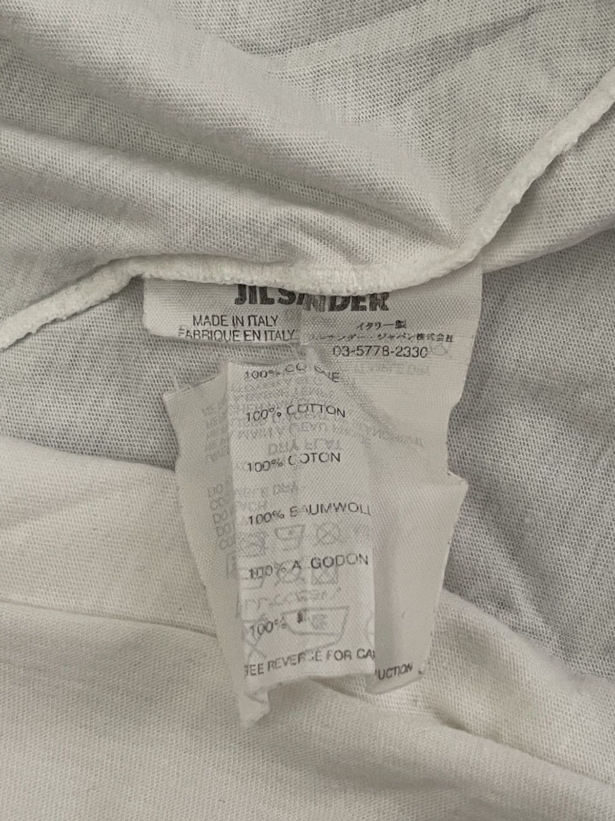 Jil Sander × Raf Simons Jil Sander underwear basic tee Size US S / EU 44-46 / 1 - 4 Thumbnail