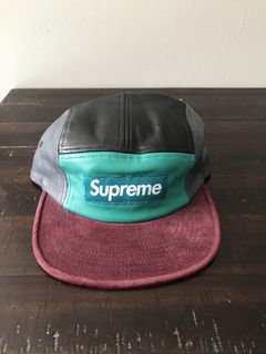 Supreme Leather Suede Hat | Grailed