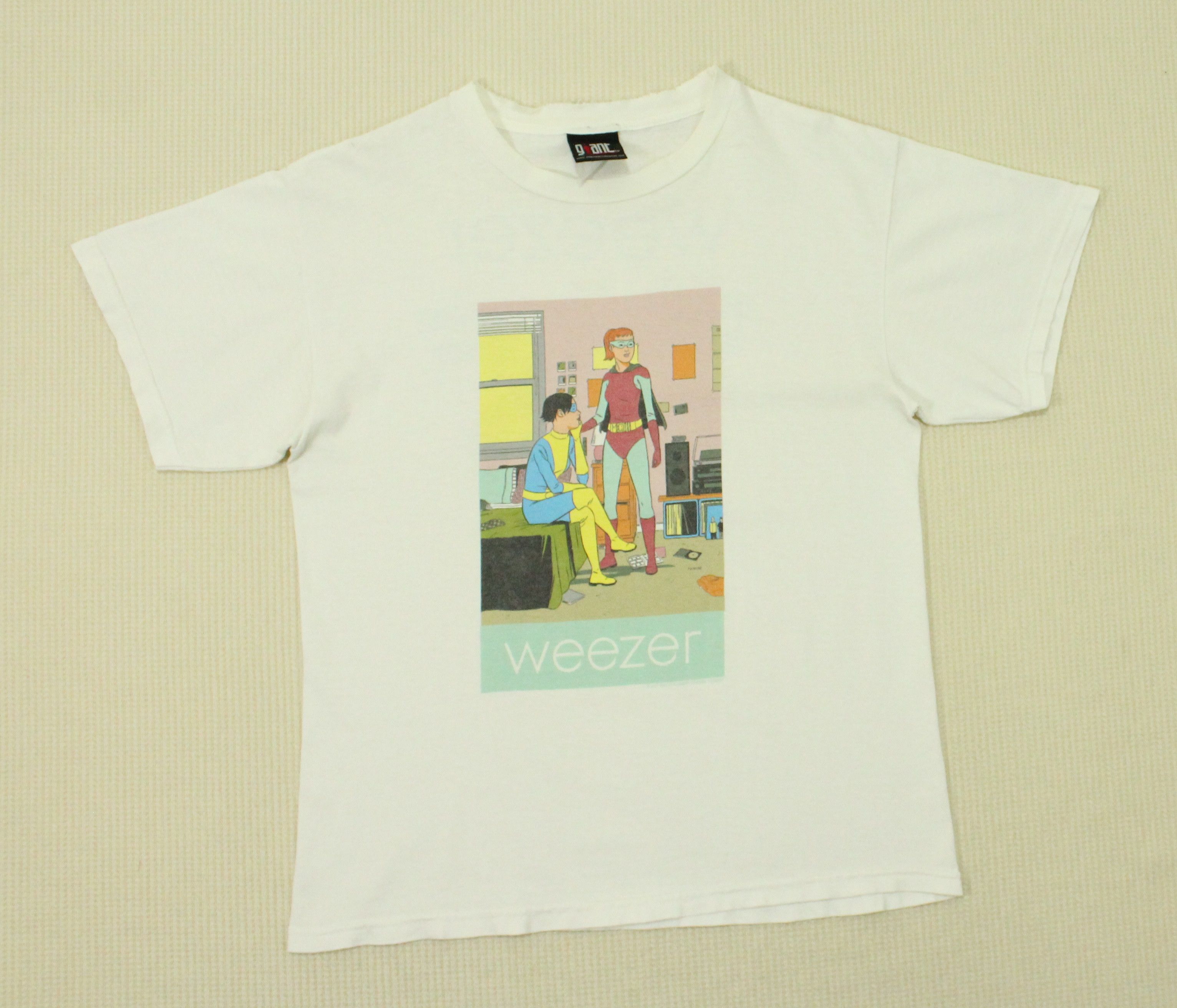 Band Tees × Giant × Vintage Vintage WEEZER T Shirt DISTRESSED Size US S / EU 44-46 / 1 - 3 Thumbnail
