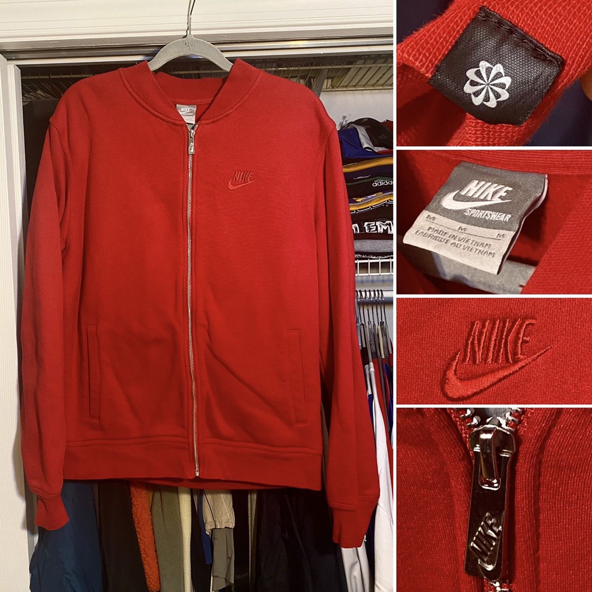 Nike Vintage Nike Early 2000s NSW Sportswear Track Zip Sweatshirt Size US M / EU 48-50 / 2 - 1 Thumbnail
