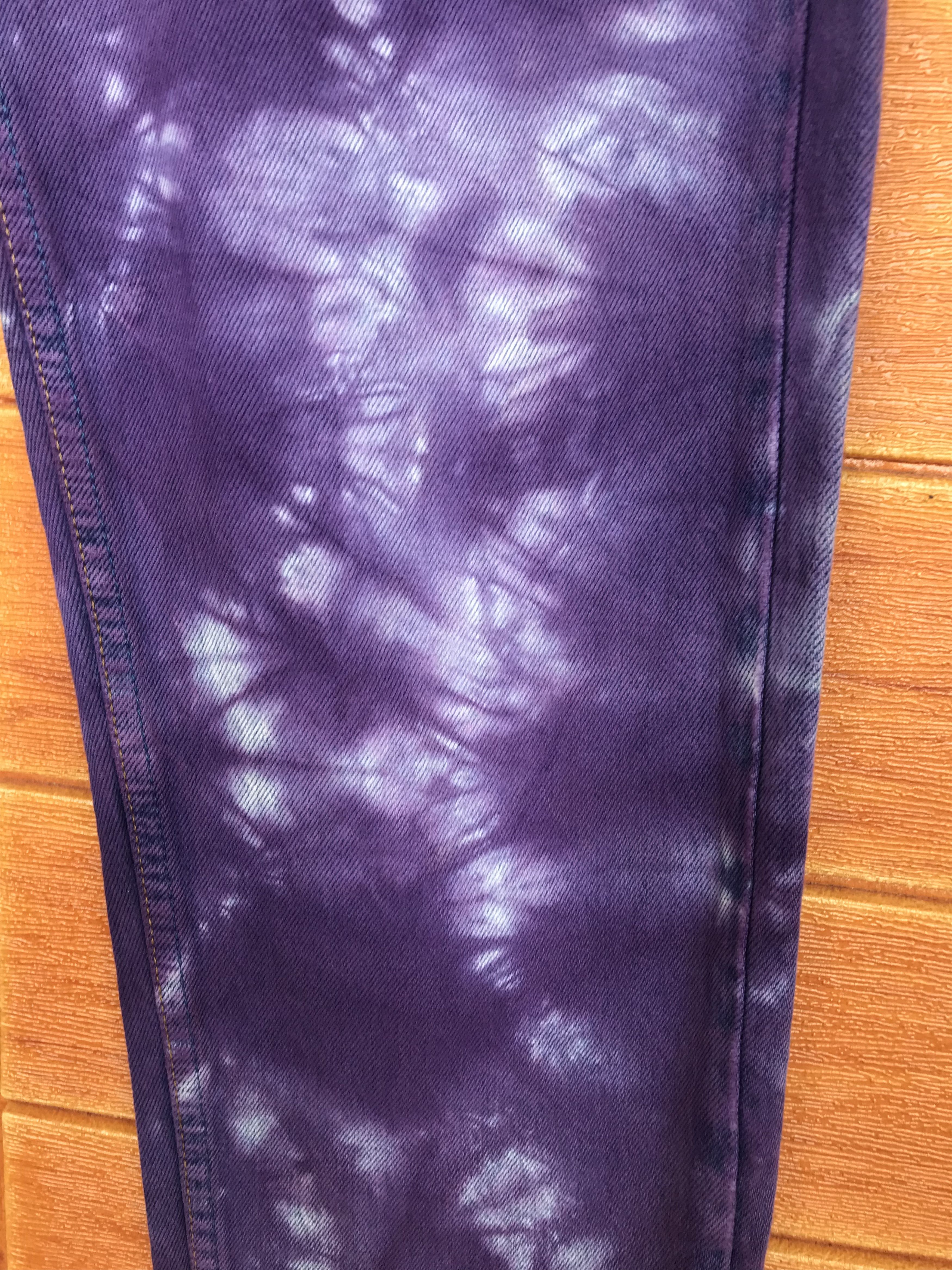 Levi's Vintage 80s Levis 501 Made In Usa Tie Dye Denim Jeans Size US 30 / EU 46 - 4 Thumbnail